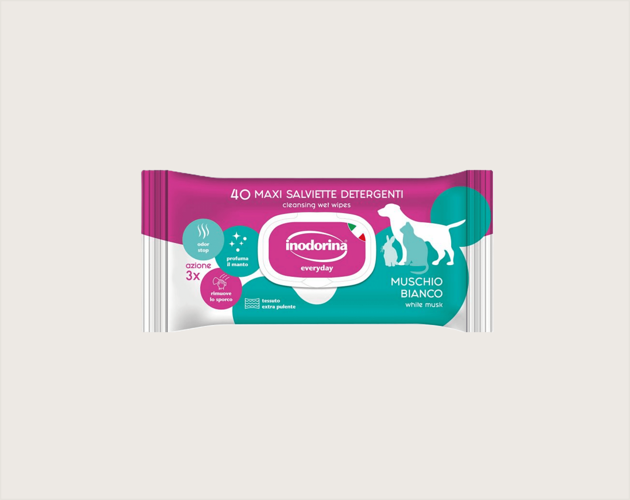 Inodorina Toallitas White Musk - 1