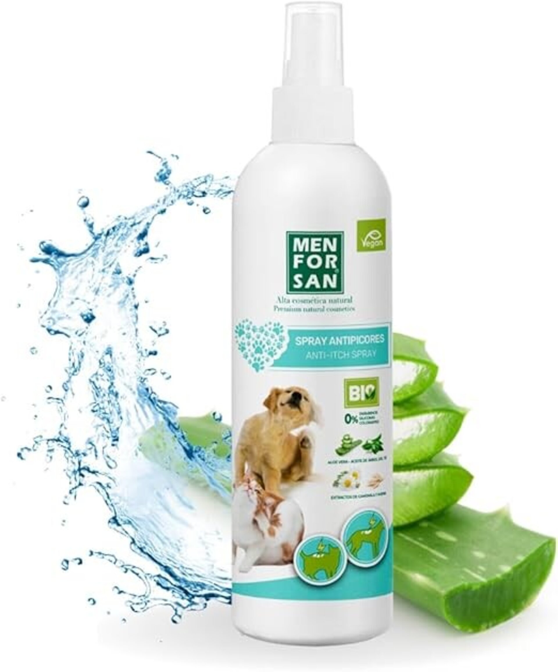 Spray Anti Picores Perros Y Gatos Men For San - 5