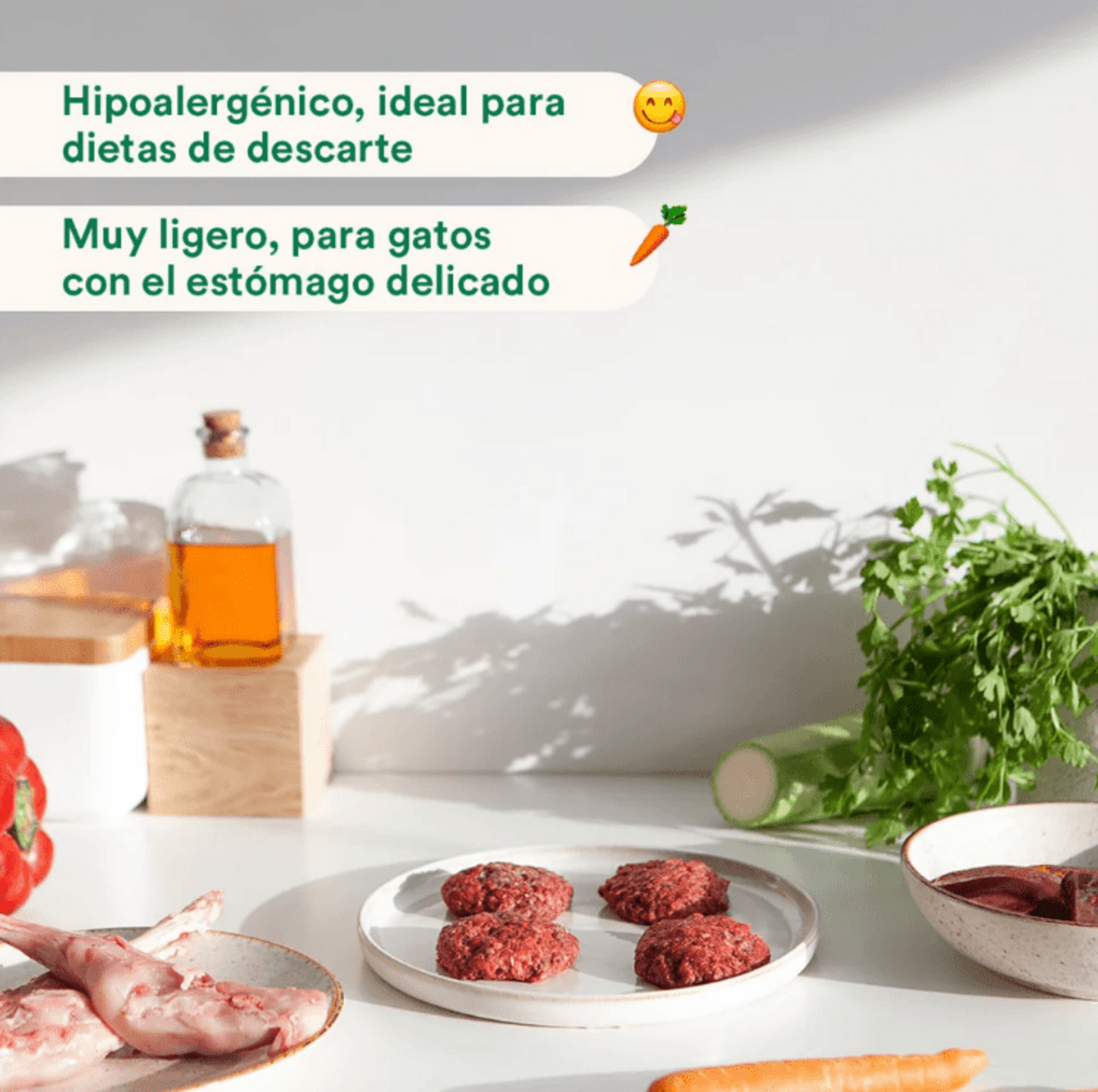Menú BARF De Conejo Con Verduras Frescas - 6