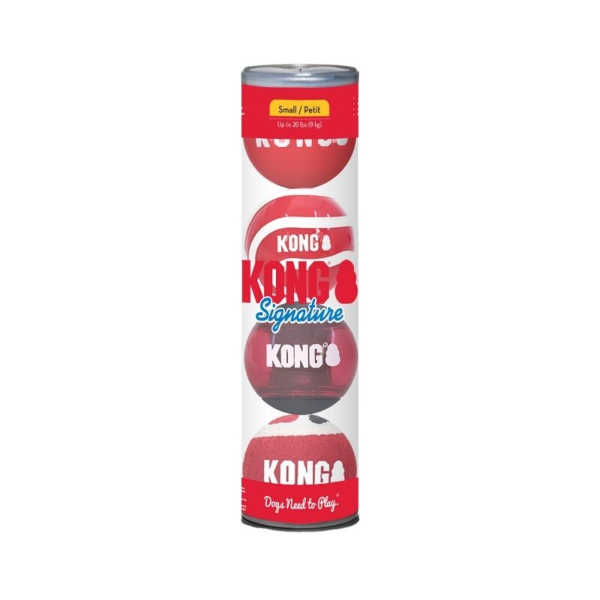Kong Signature Pack Balls para Perros - 3