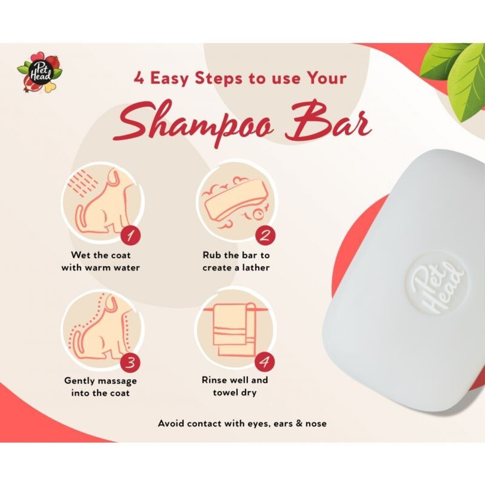 Barra De Jabon Pet Head Shampoo Bar - 4