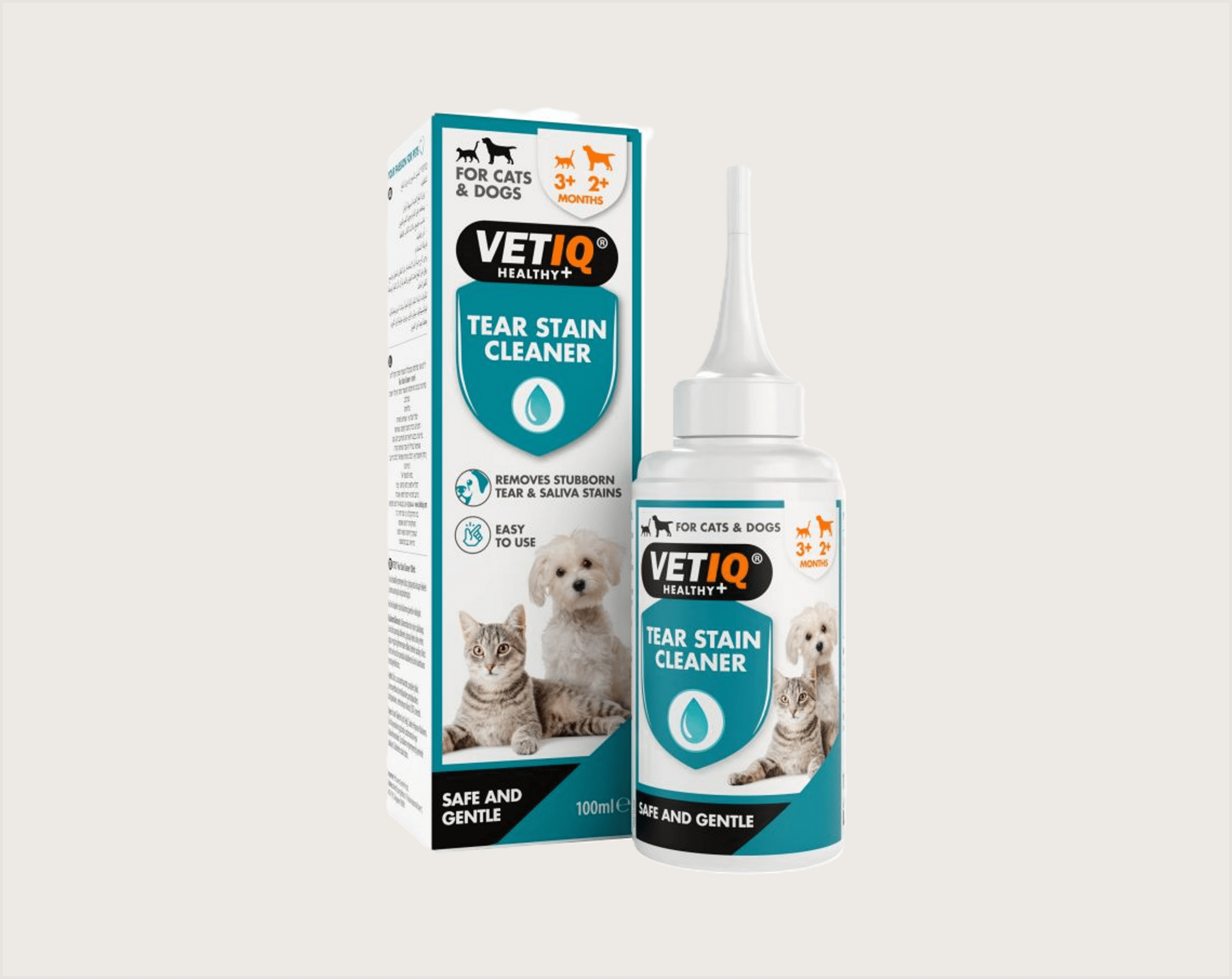 VetIQ Tear Stain-Um Limpia Manchas - 1