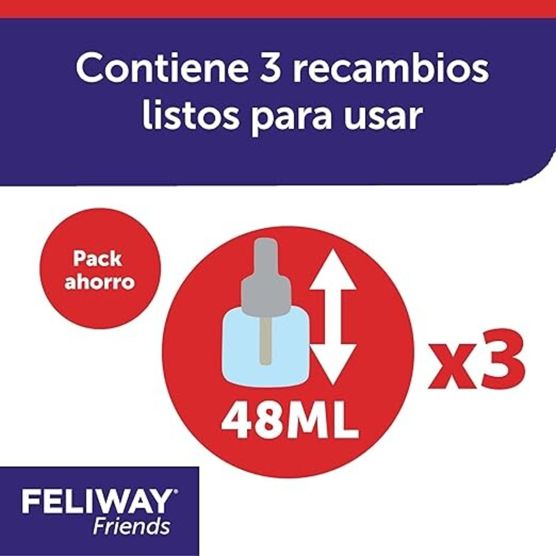 Feliway Friends Pack De 3 Unidades X 48ml C/U - 3