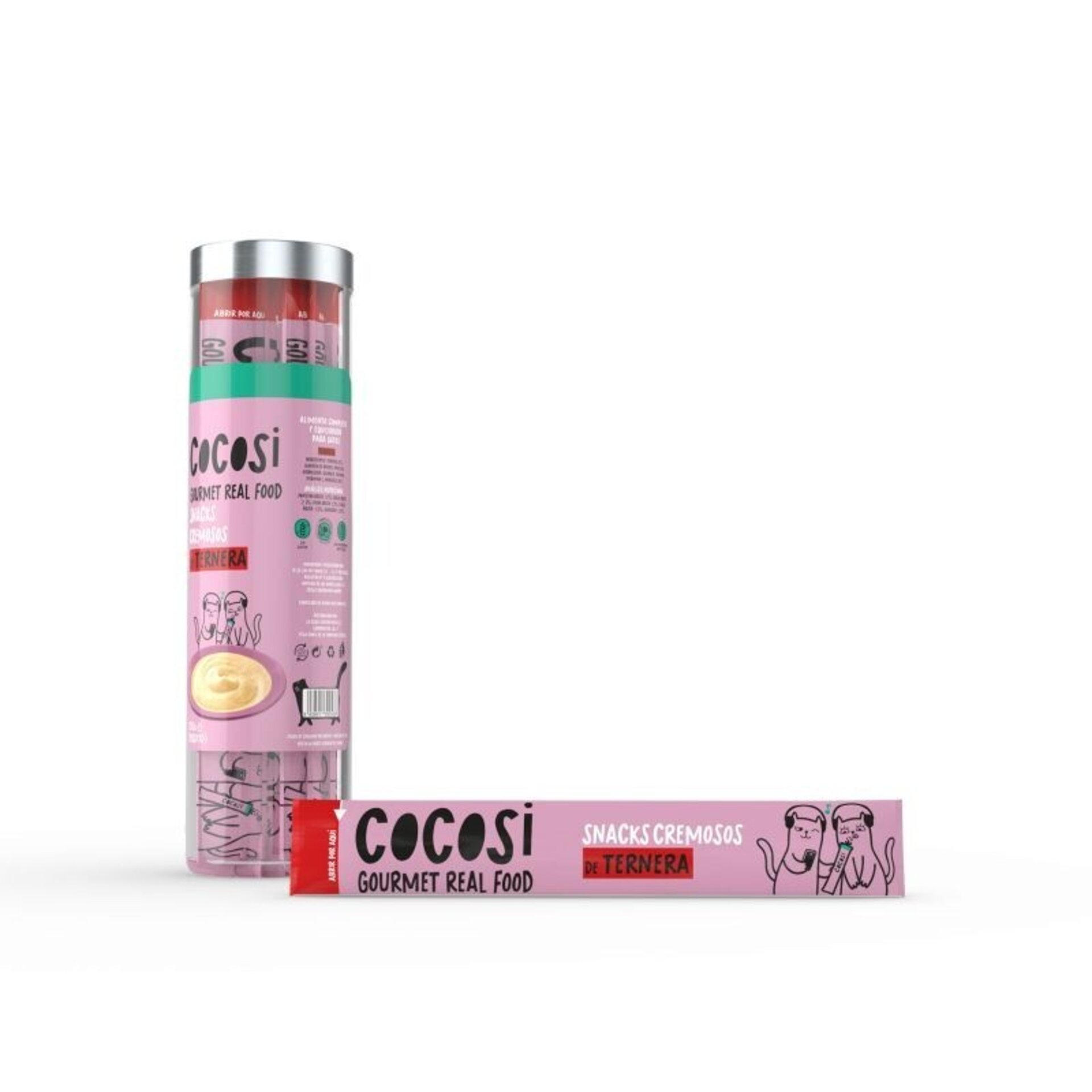 Snack Cremoso Para Gato De Ternera Cocosi - 2