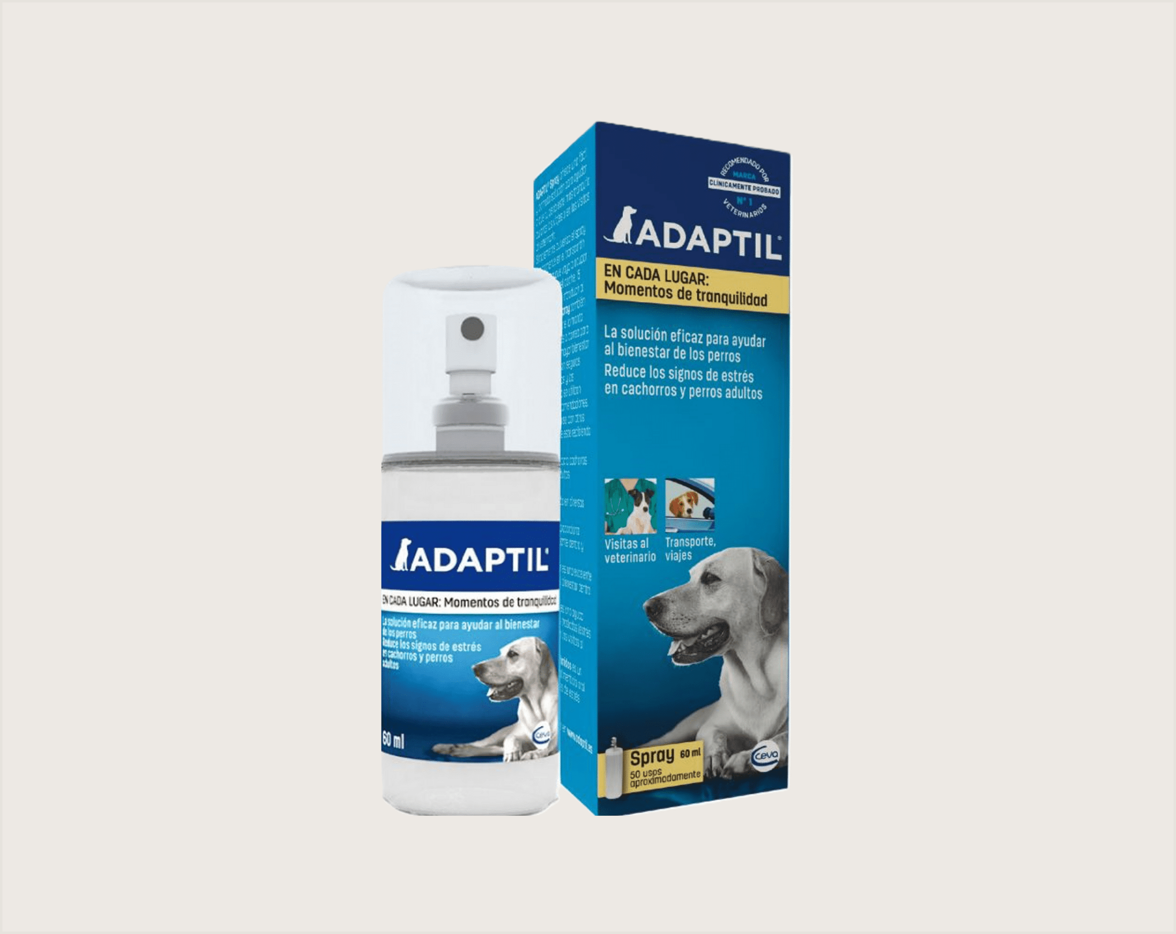 Adaptil Calm Spray Transporte Antiestrés para Perros - 1
