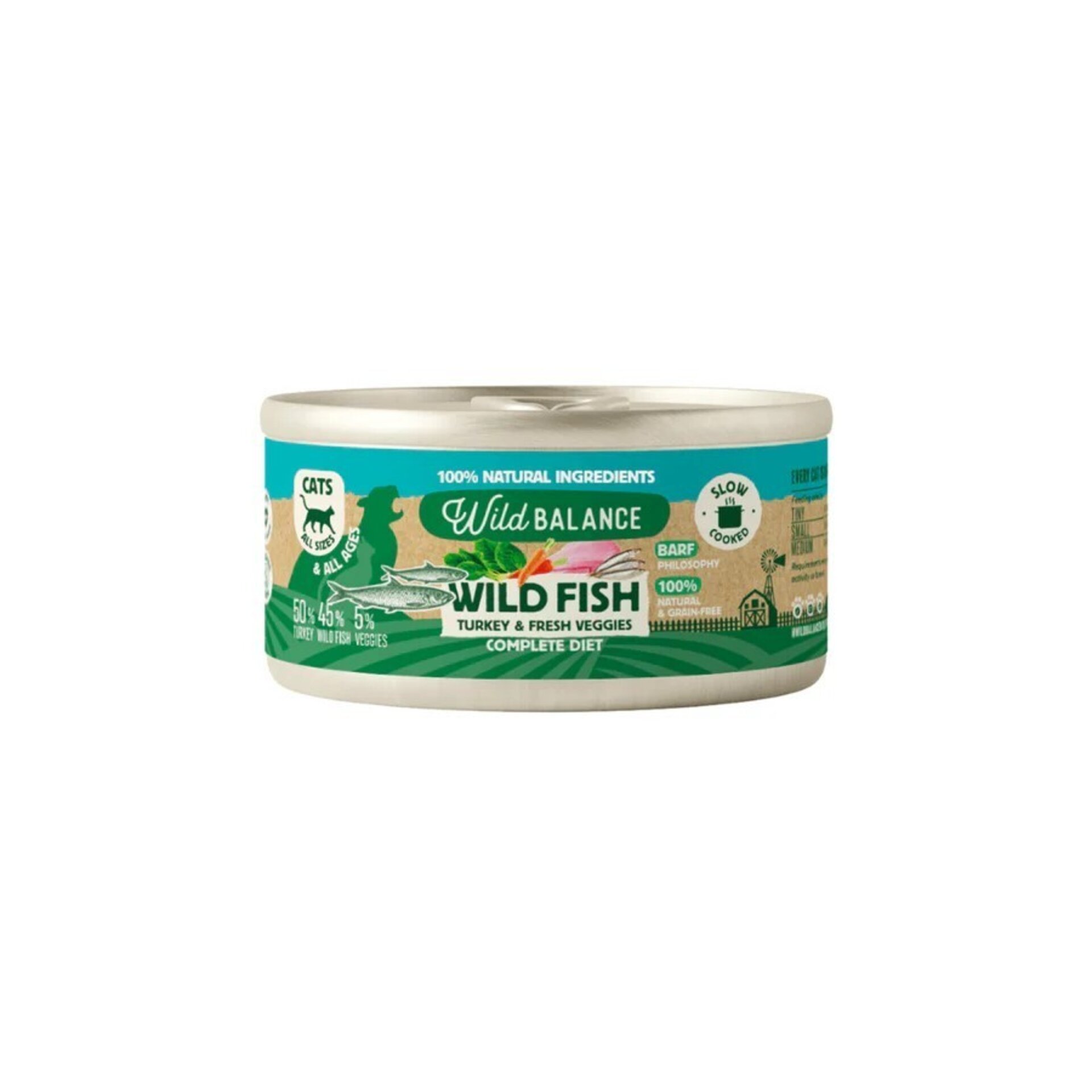 Wild Balance Latas Comida Natural para Gatos – Varios Sabores - 9