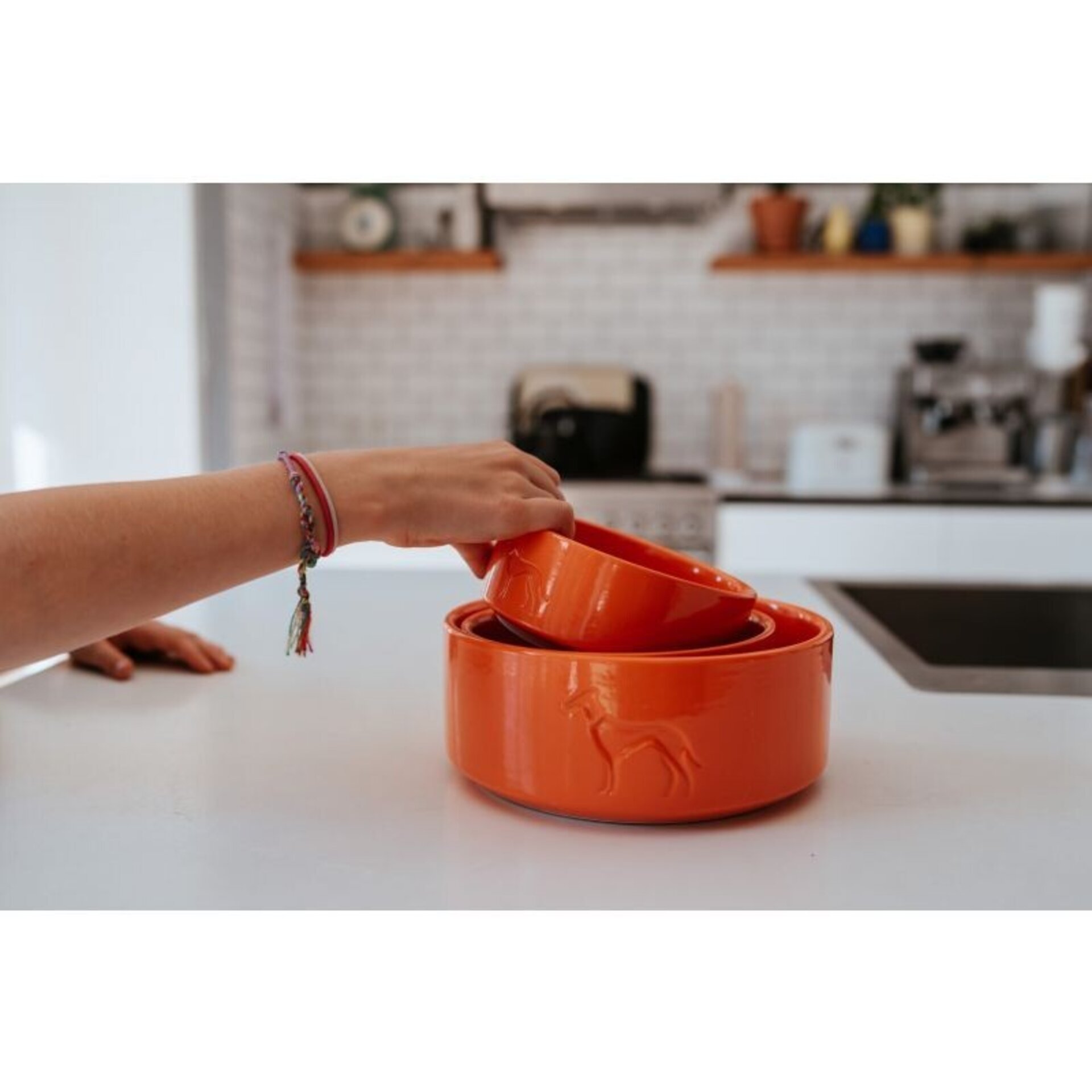 Comederos De Ceramica Osby Glazed Hunter - 7