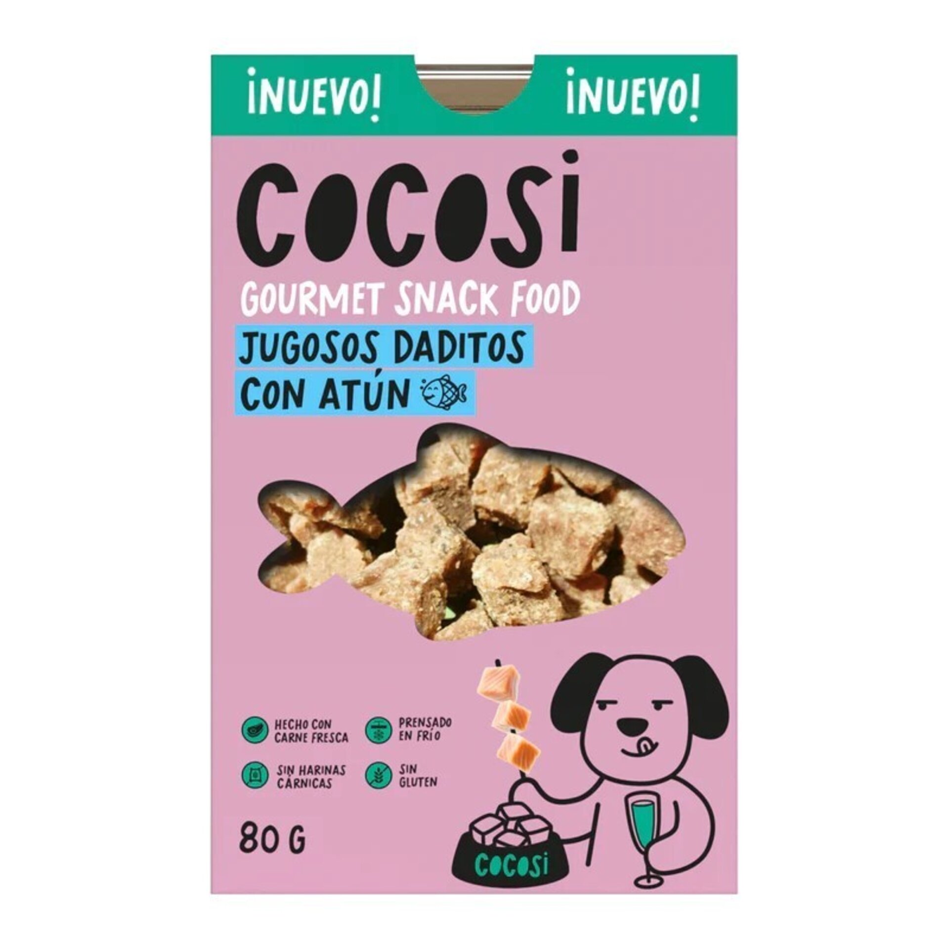 Cocosi Snack Daditos de Pescado Liofilizado - 2
