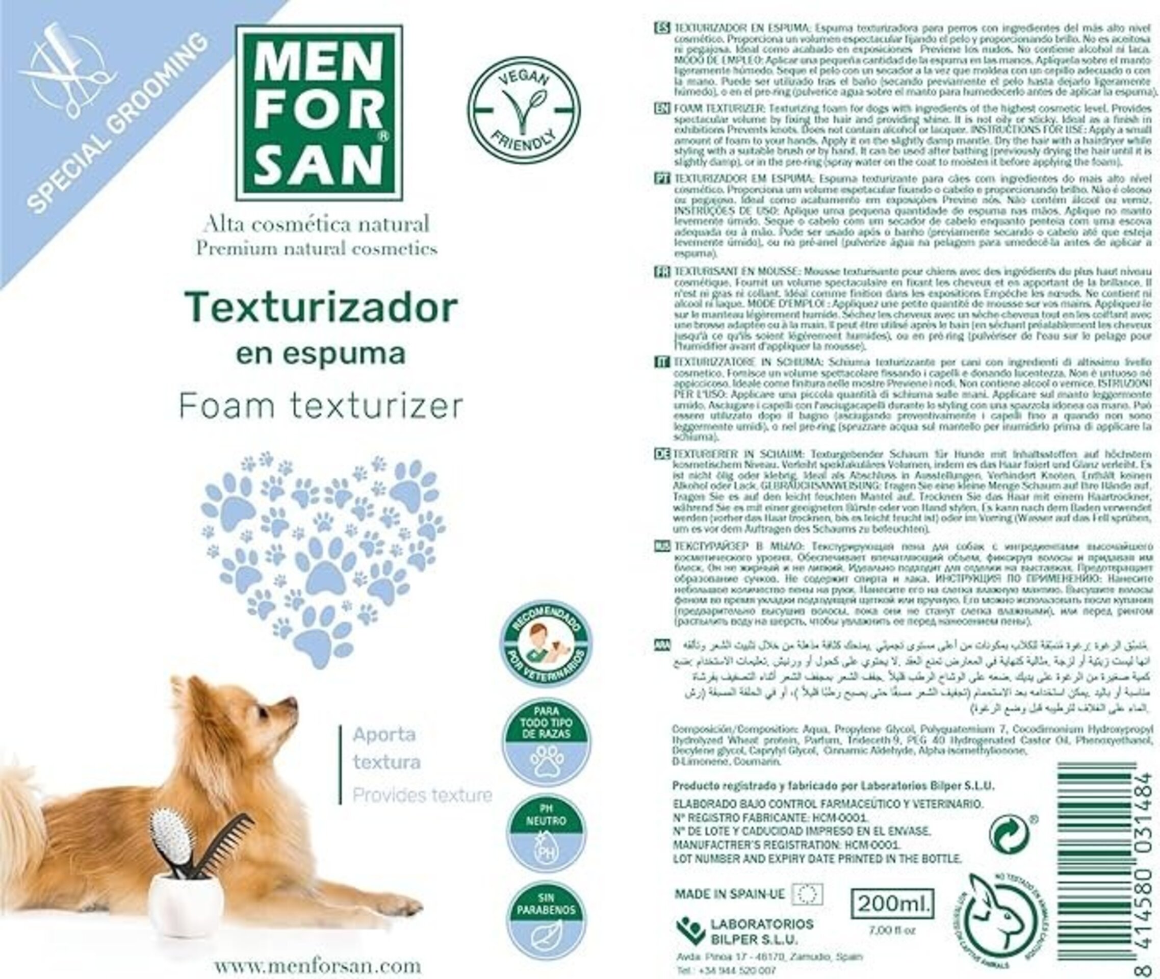 Texturizador En Espuma Men For San - 3