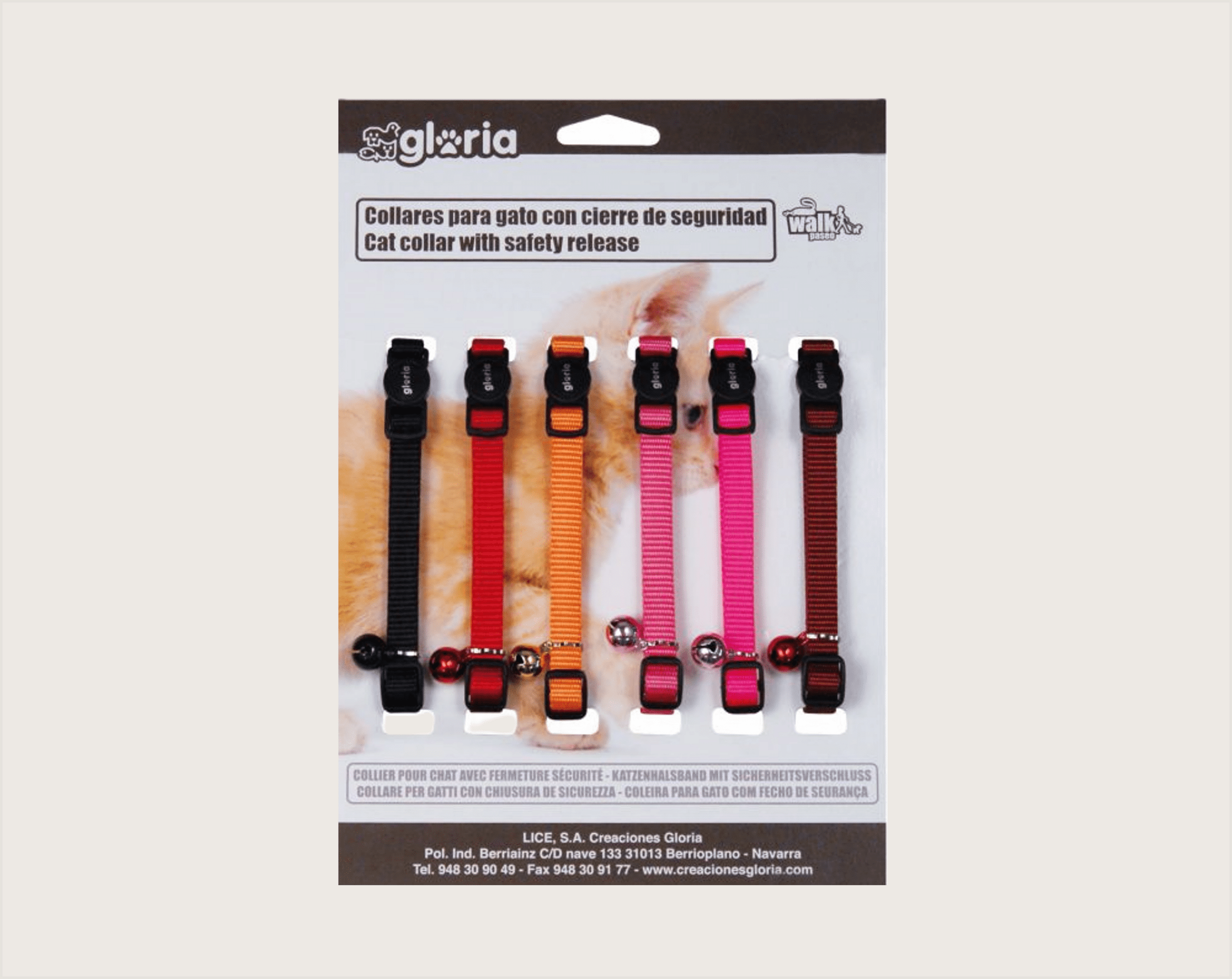 Gloria Collares para Gato Colores Claros - 1