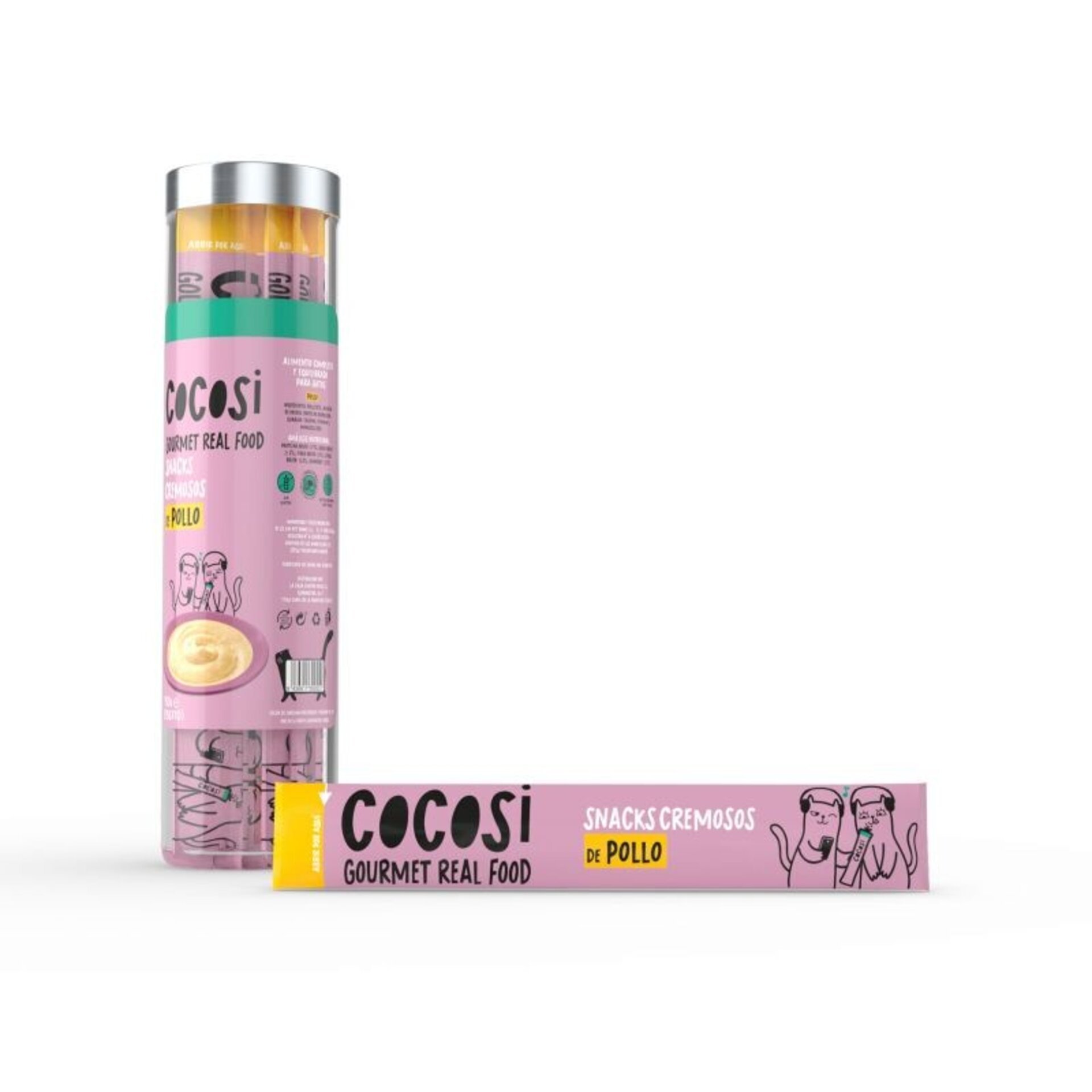 Snack Cremoso Para Gato De Pollo Cocosi - 2