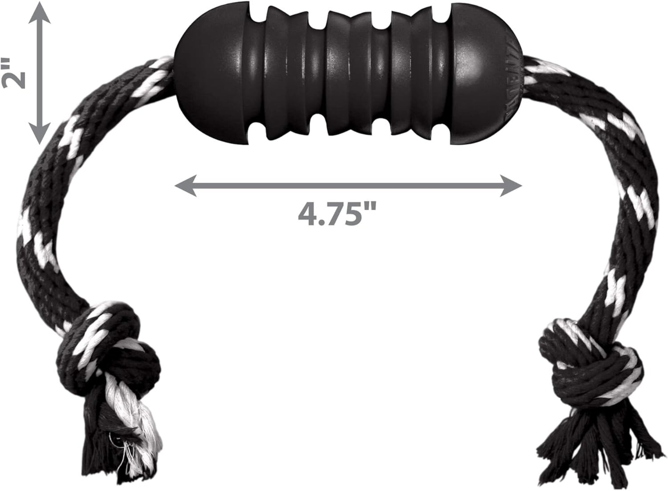 Kong Negro Extrem Dental W/Rope - 4