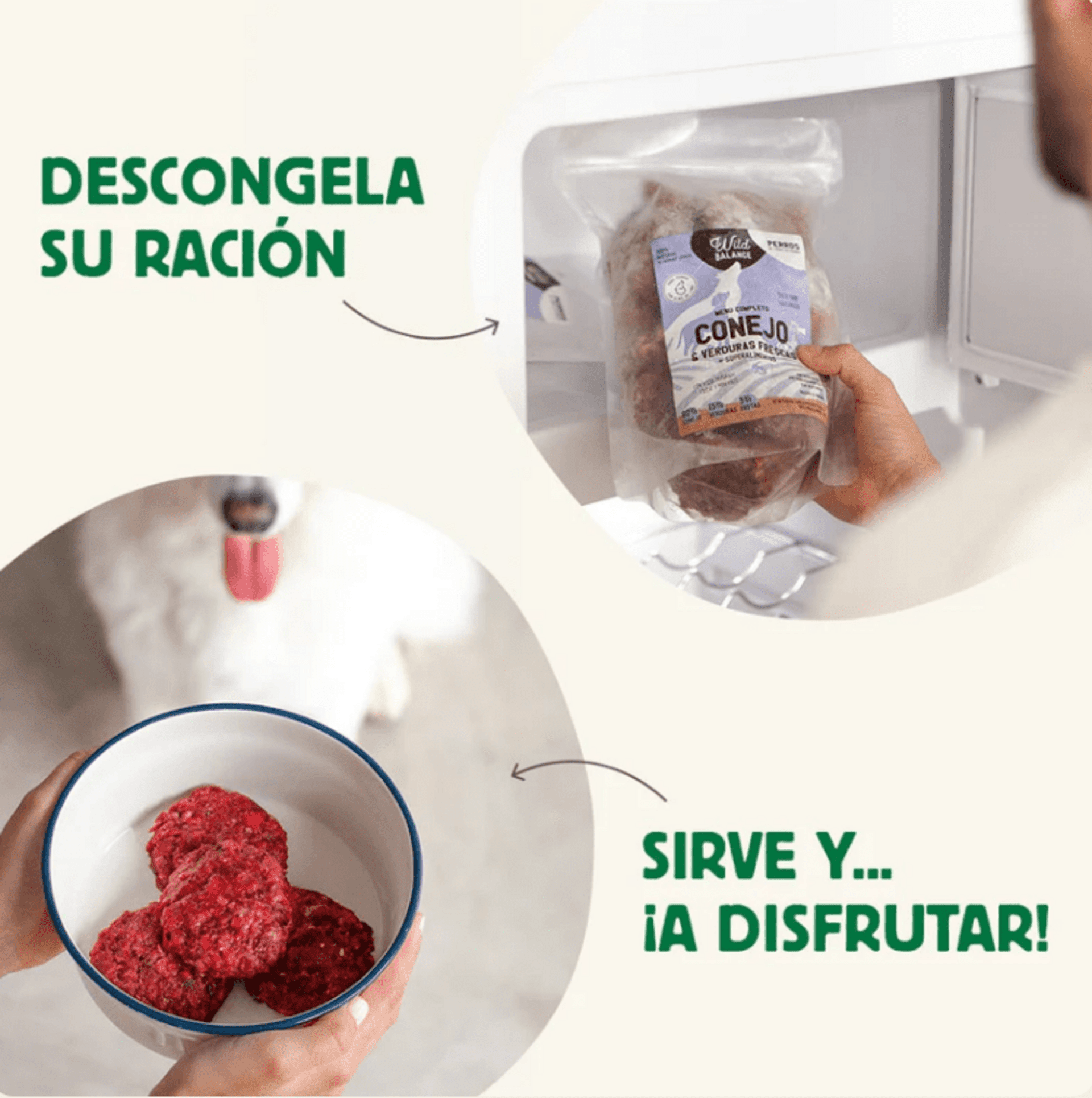 Menú BARF De Conejo Con Verduras Frescas - 4
