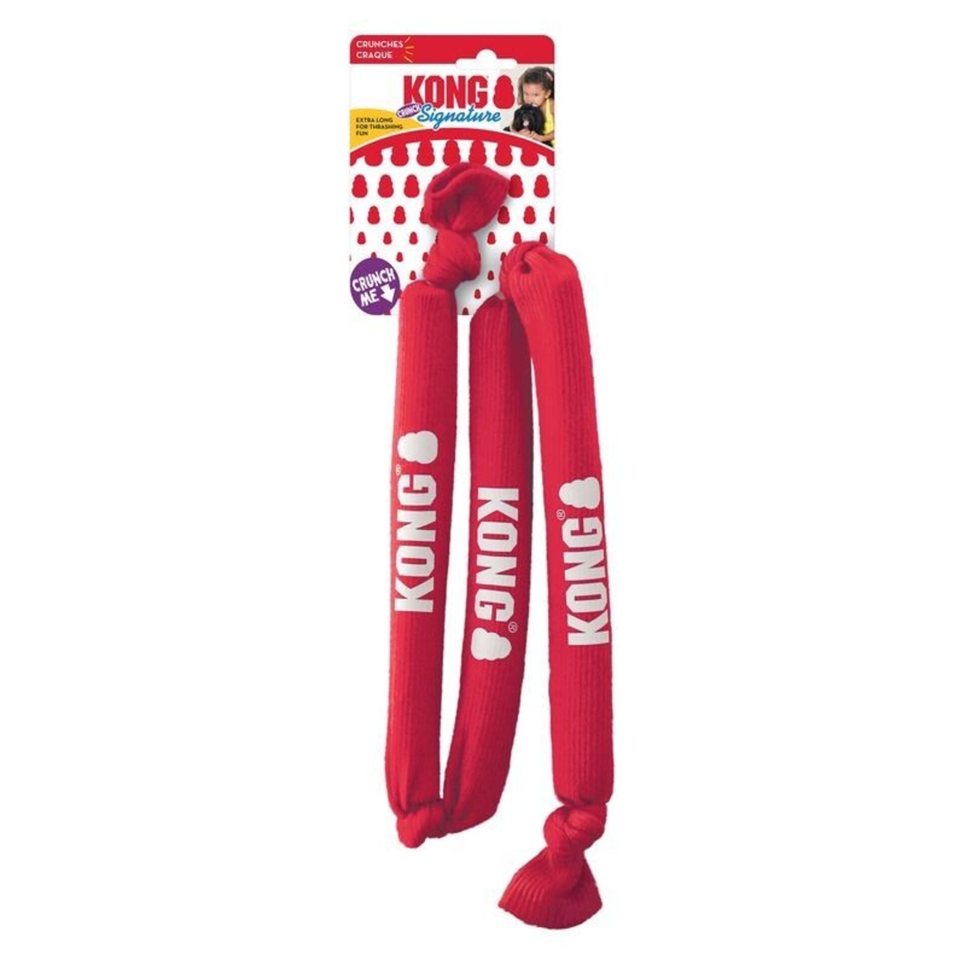 Kong Signature Crunch Rope Rojo - 3