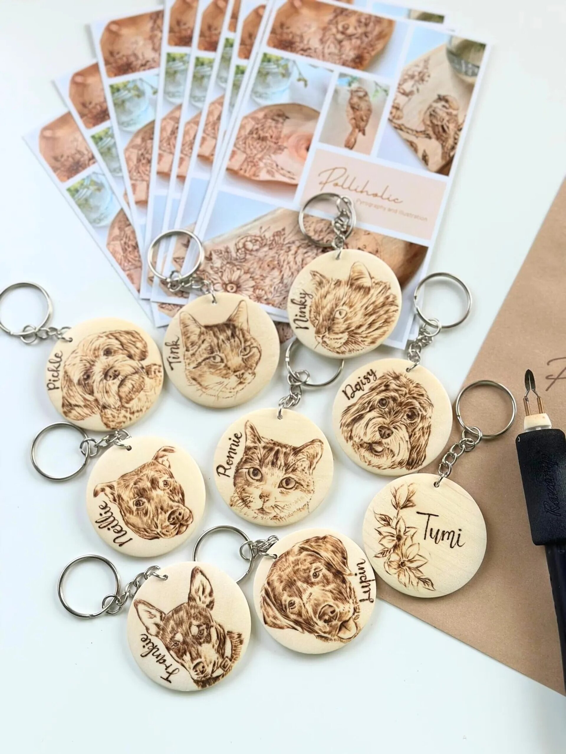 Llaveros En MDF Personalizables - 2