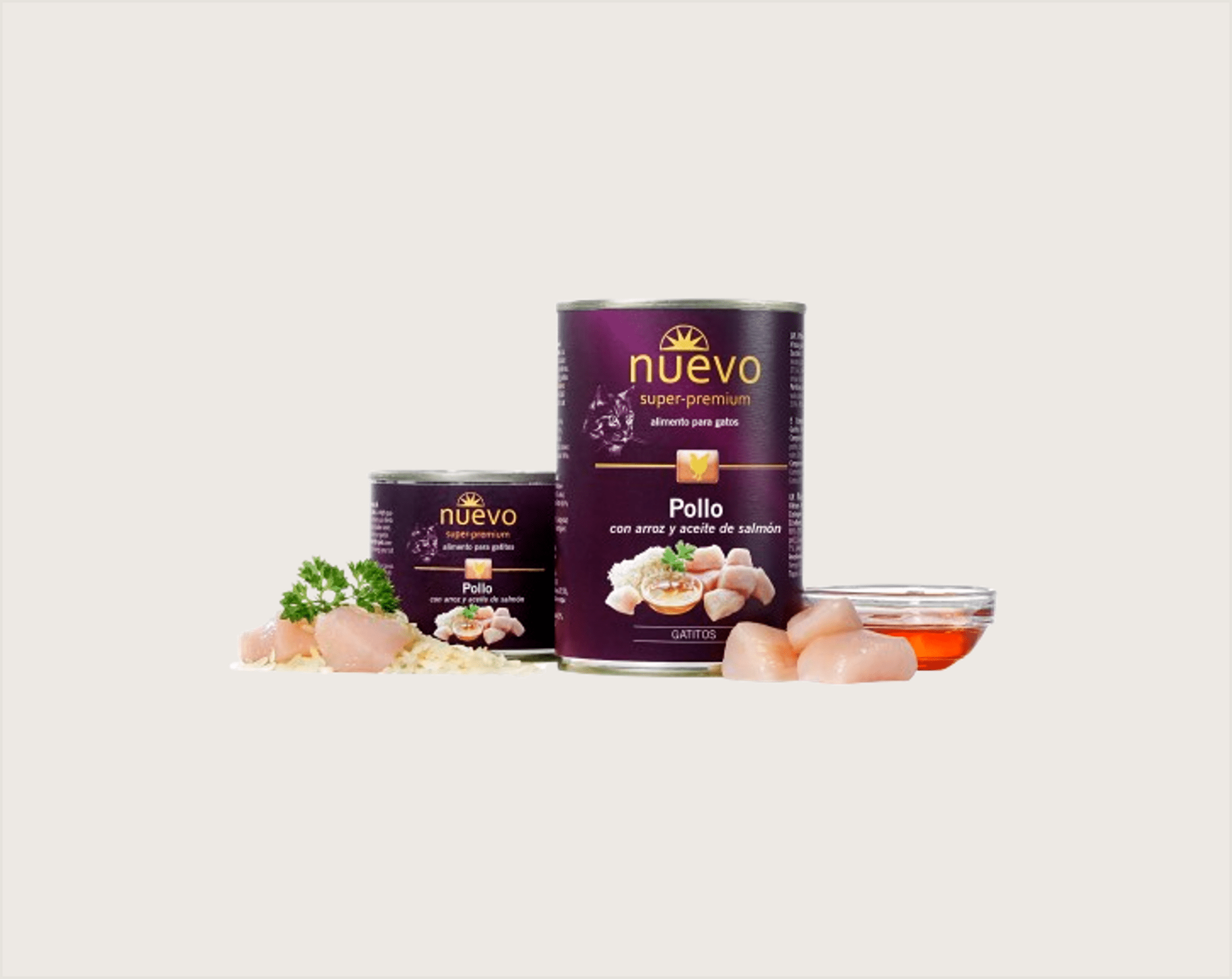 Nuevo Super Premium Junior Pollo y Arroz Gatos - 4