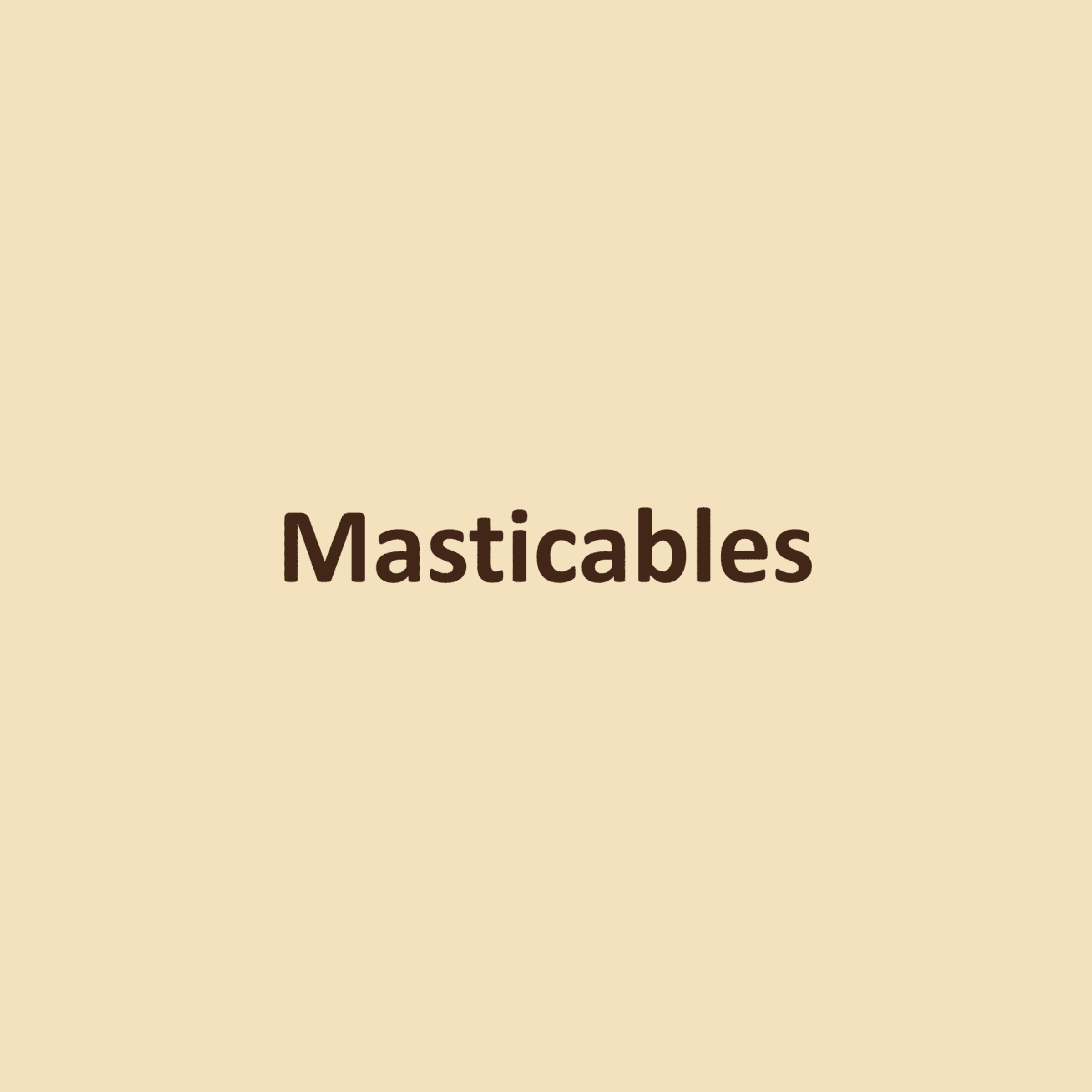 Snacks Masticables