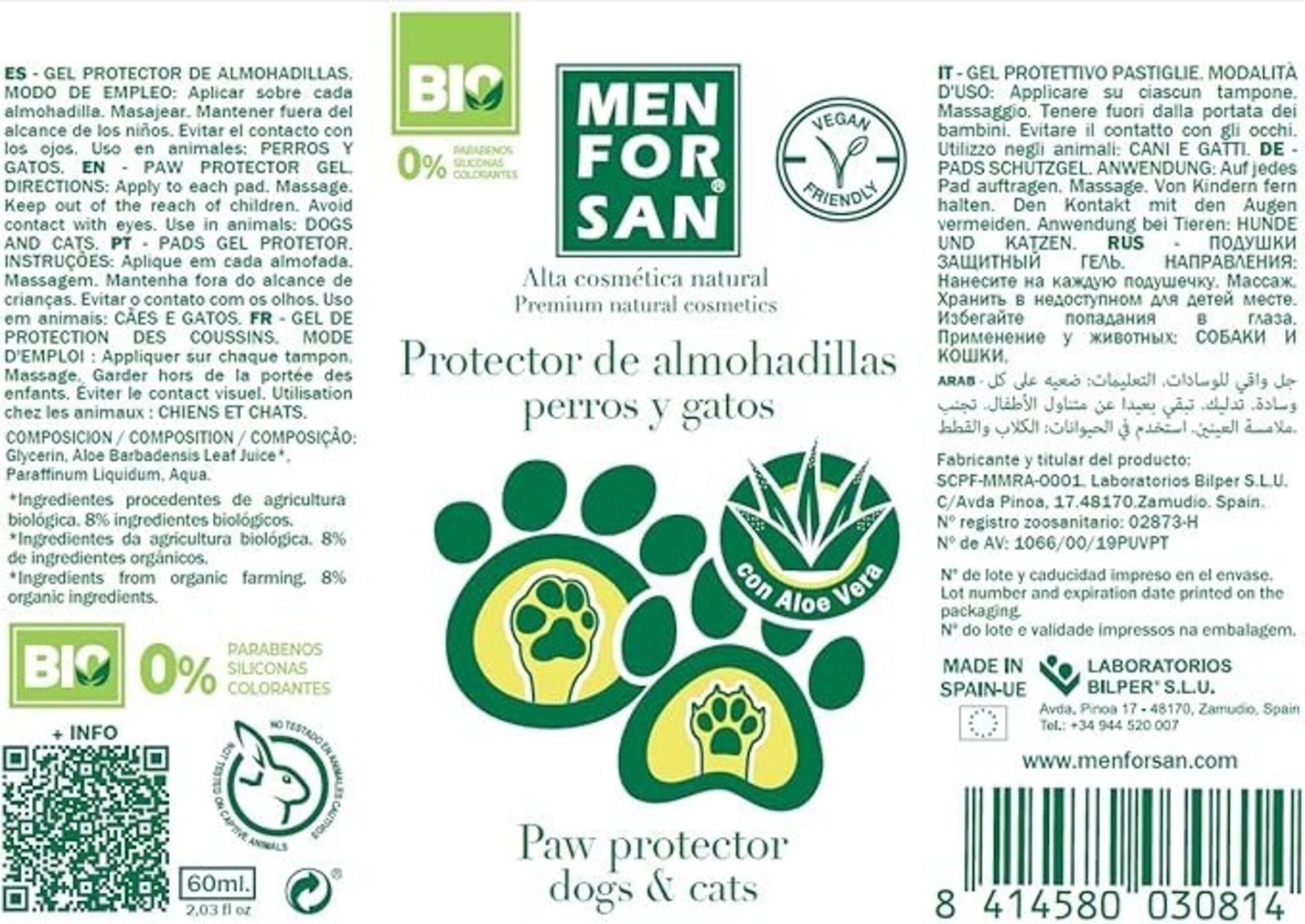 Protector Almohadillas Perros Y Gatos Men For San - 5