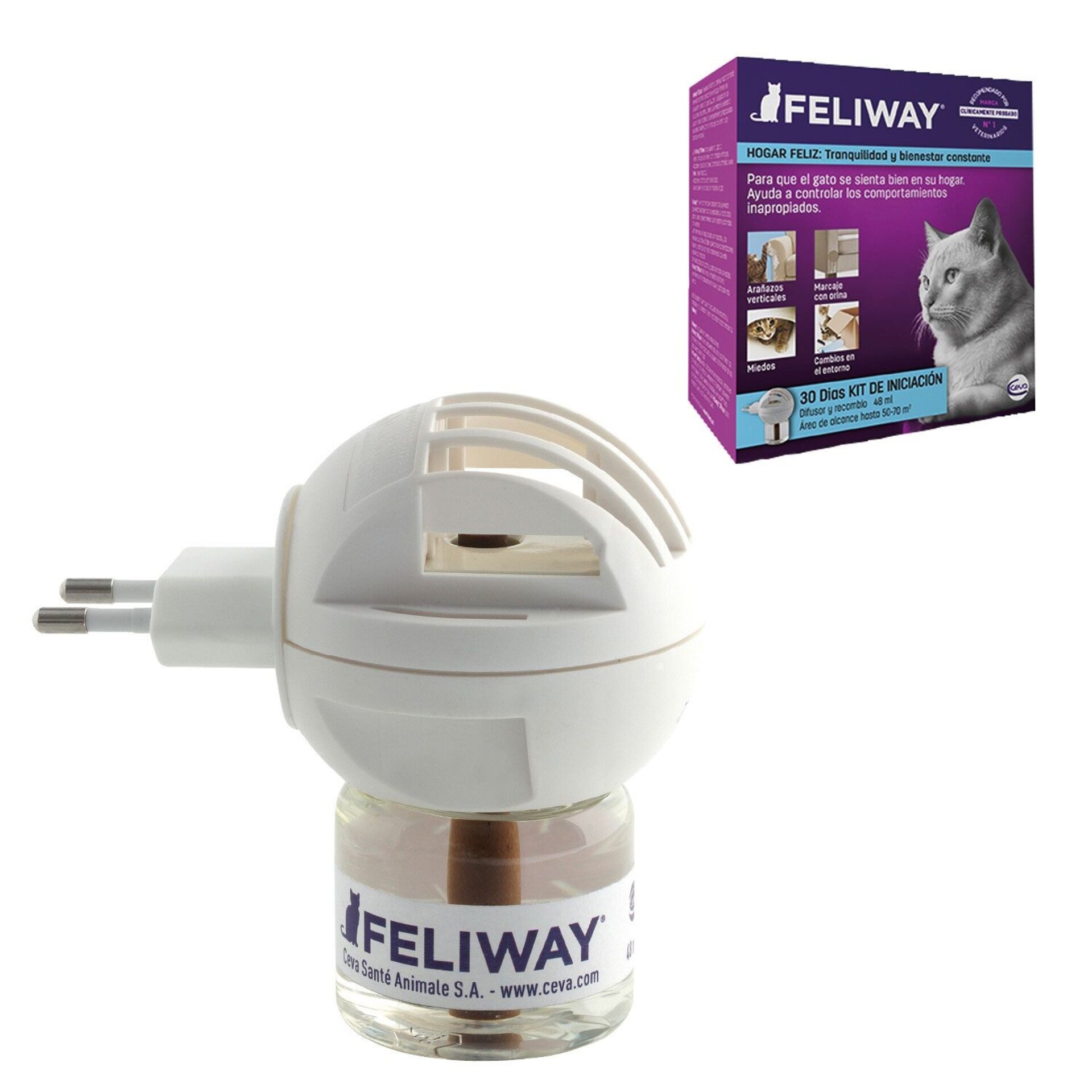 Feliway Classic Difusor + Recambio 48ml 1 Mes - 6