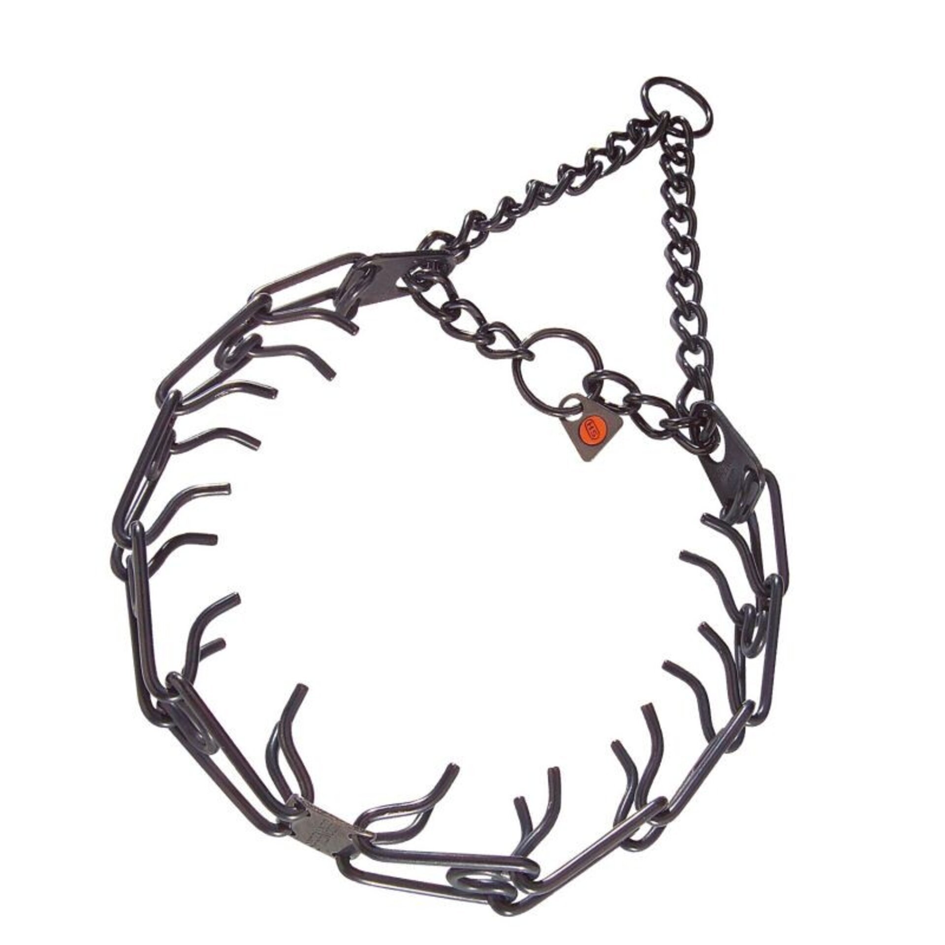 Collar Entrenamiento Inox. Negro HS - 2