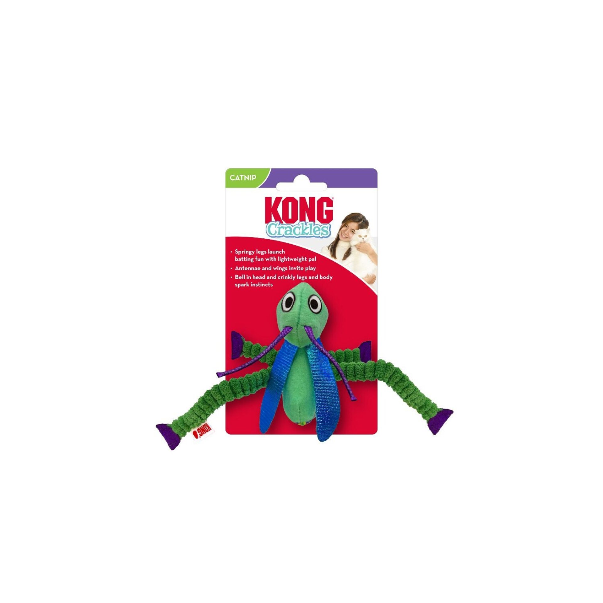 Peluche Kong Crackles Grasshopper - 2