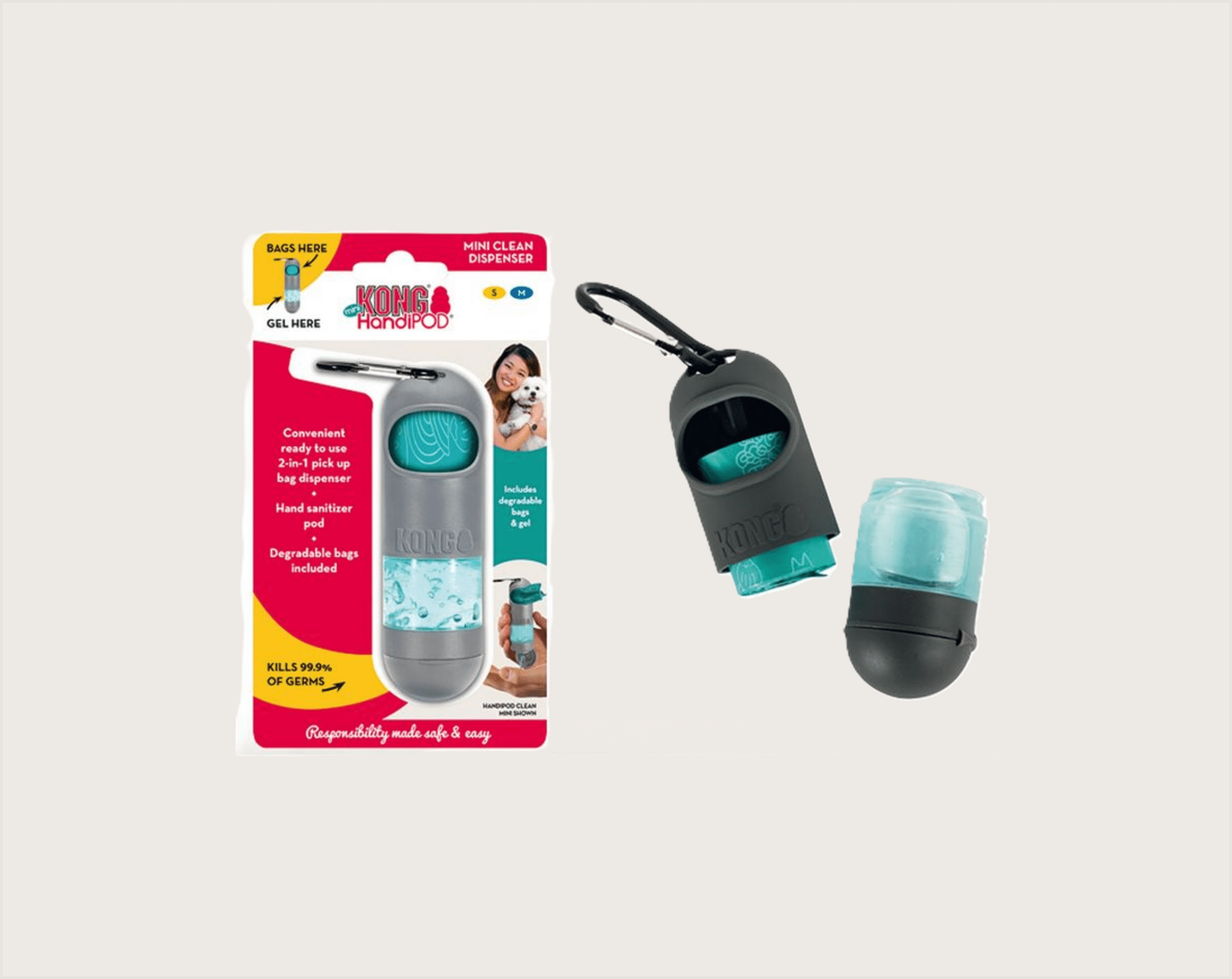 KONG HandiPod Mini Gel + Bolsas - 1