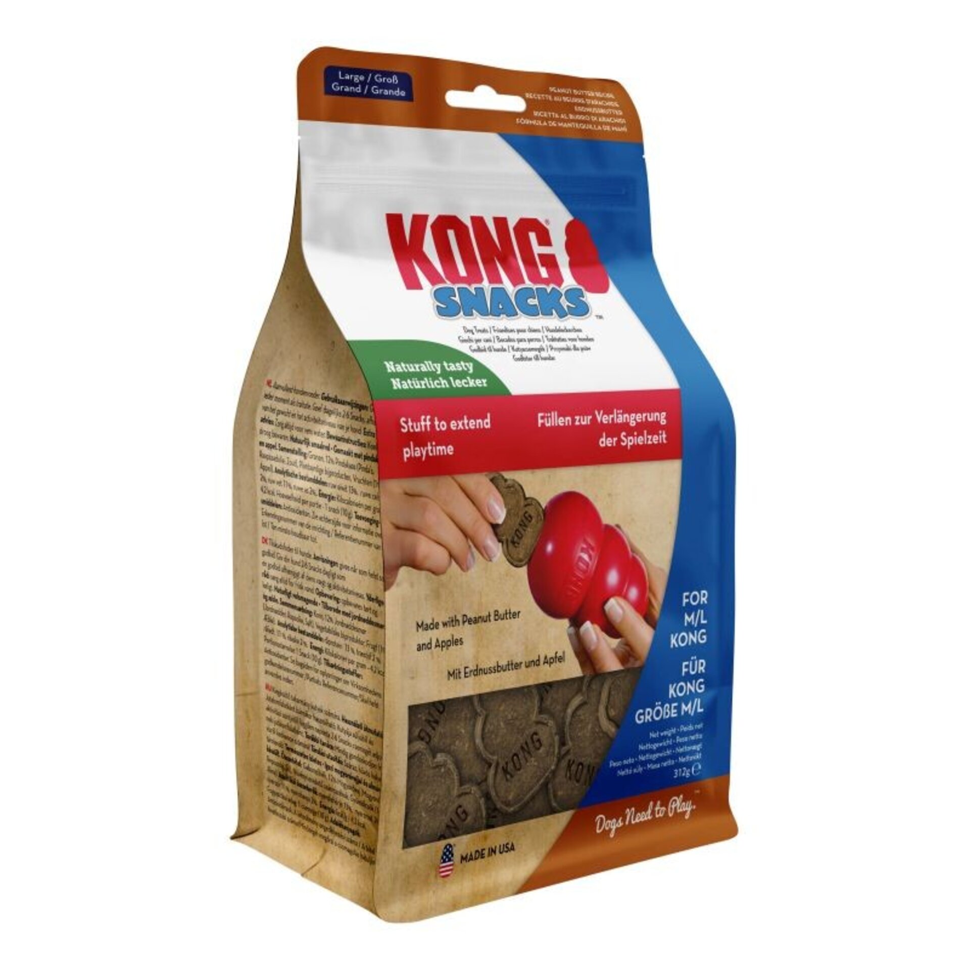 Snacks Kong Peanut Butter Sabor A Mantequilla De Cacahuete - 2