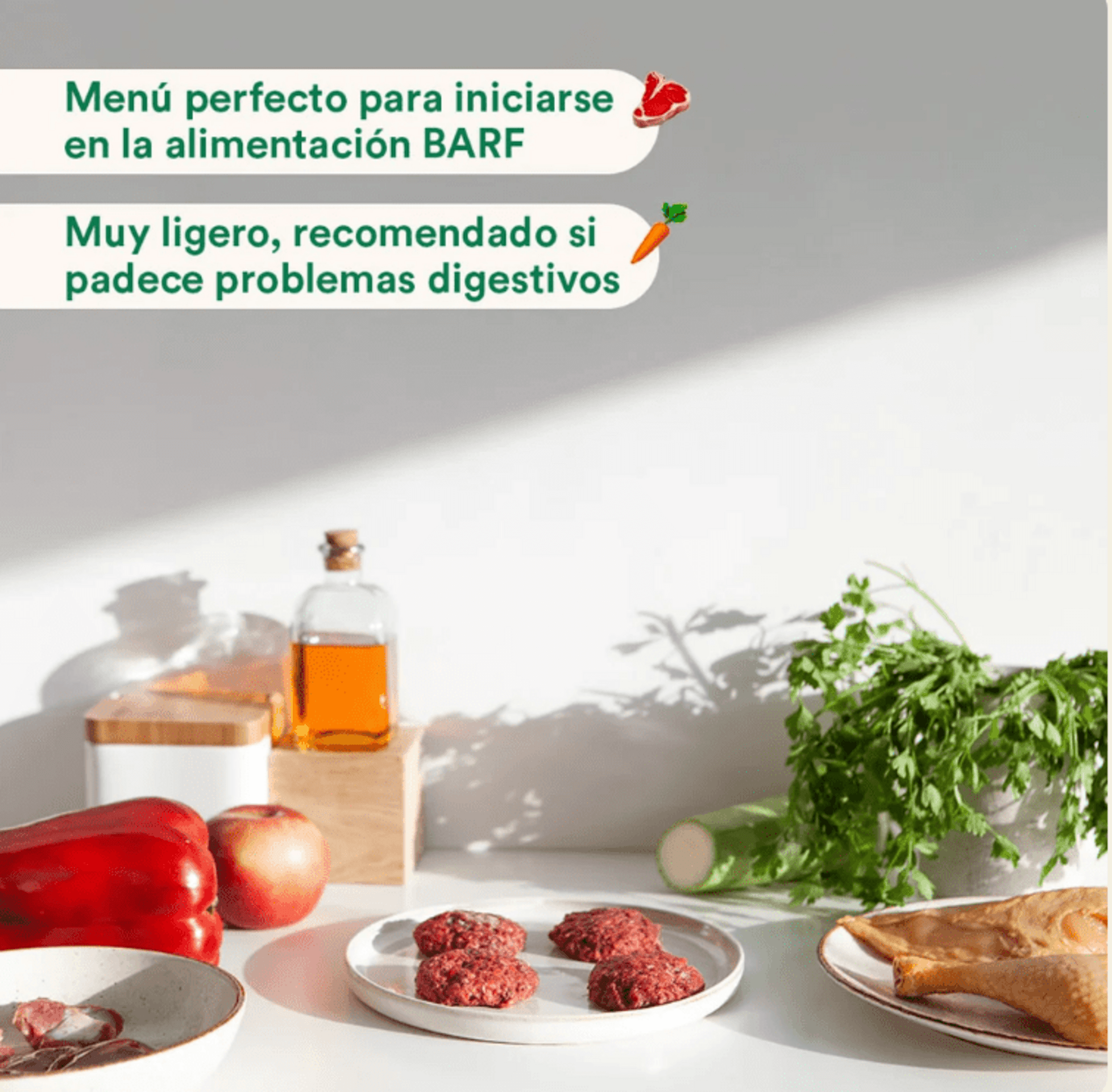 Menú BARF De Ternera Con Verduras Frescas - 3