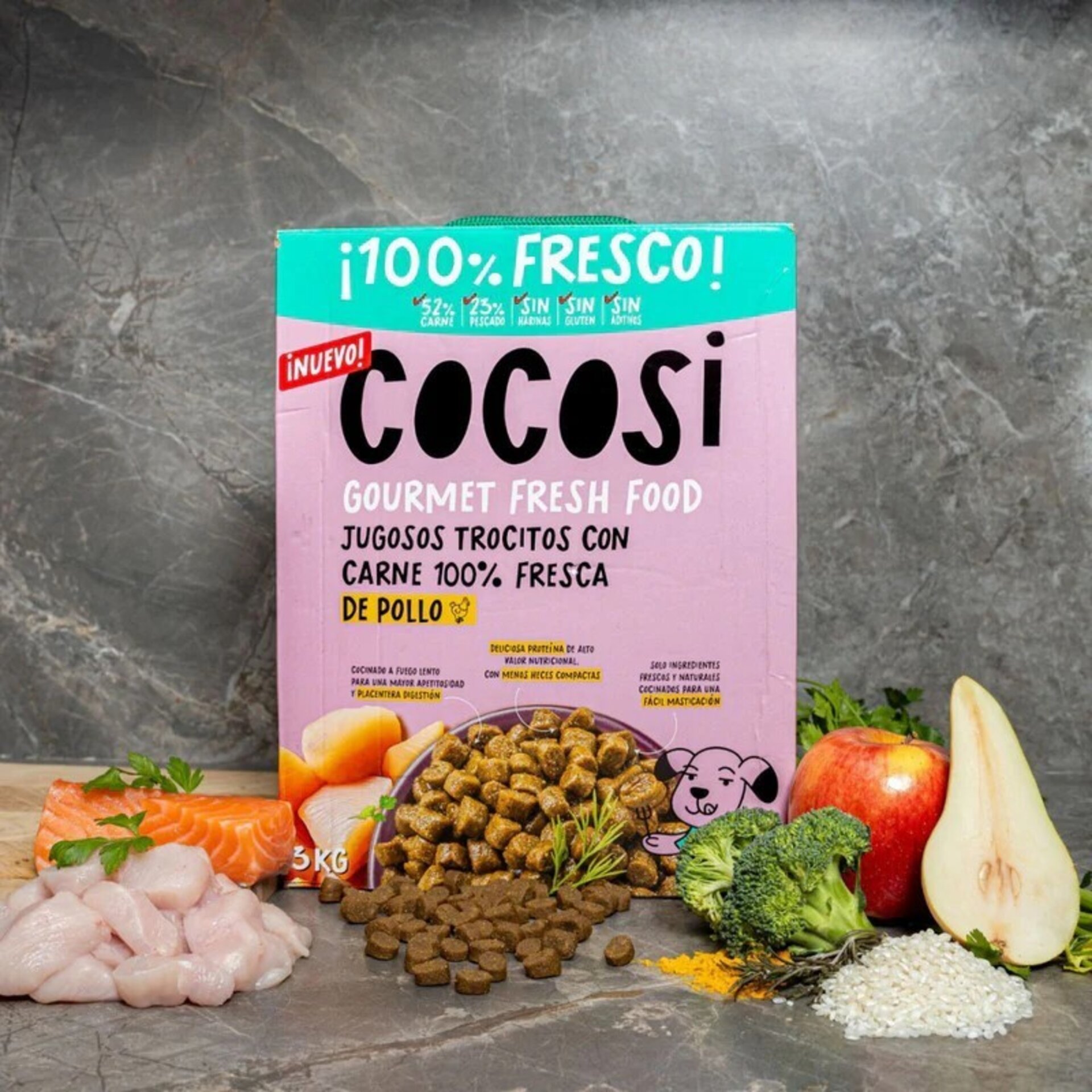 Cocosi Trocitos Con Carne De Pollo 100% Fresca - 4