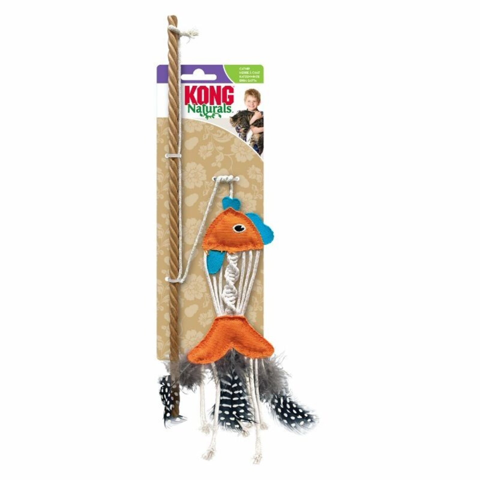 Kong Naturals Teaser Fish - 2