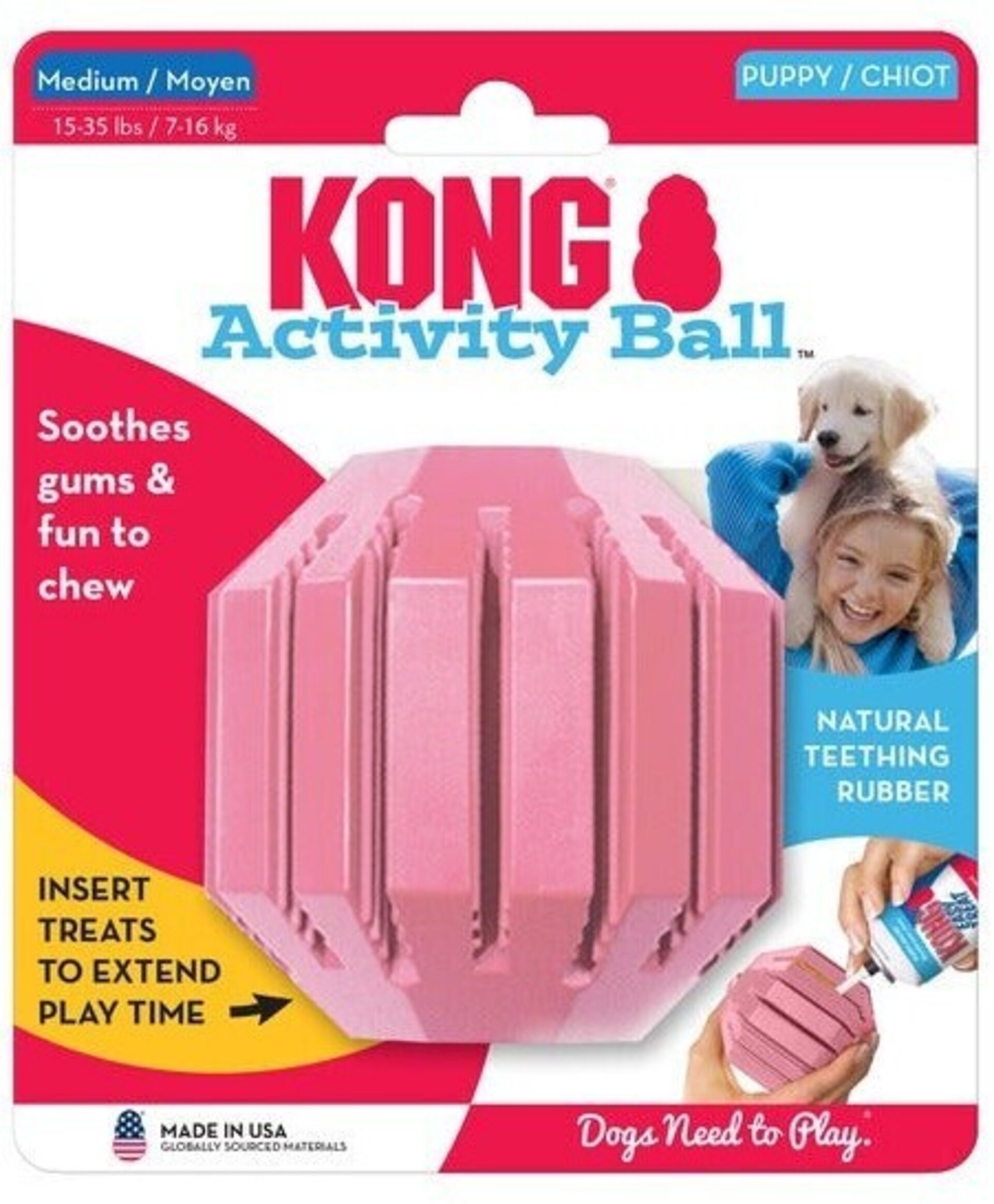 Kong Stuff-A-Ball Puppy para Cachorros - 6