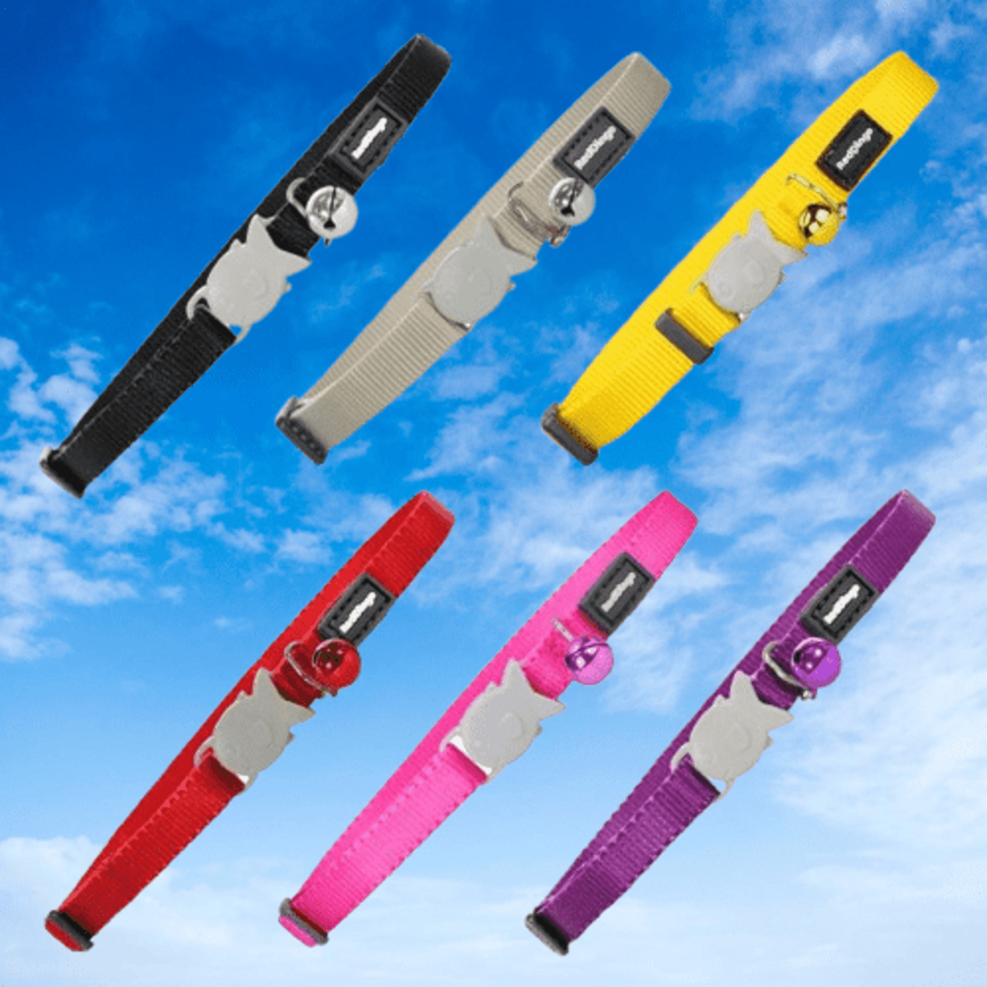 Collares Gato Baby Liso Cierre Pez RedDingo - 1