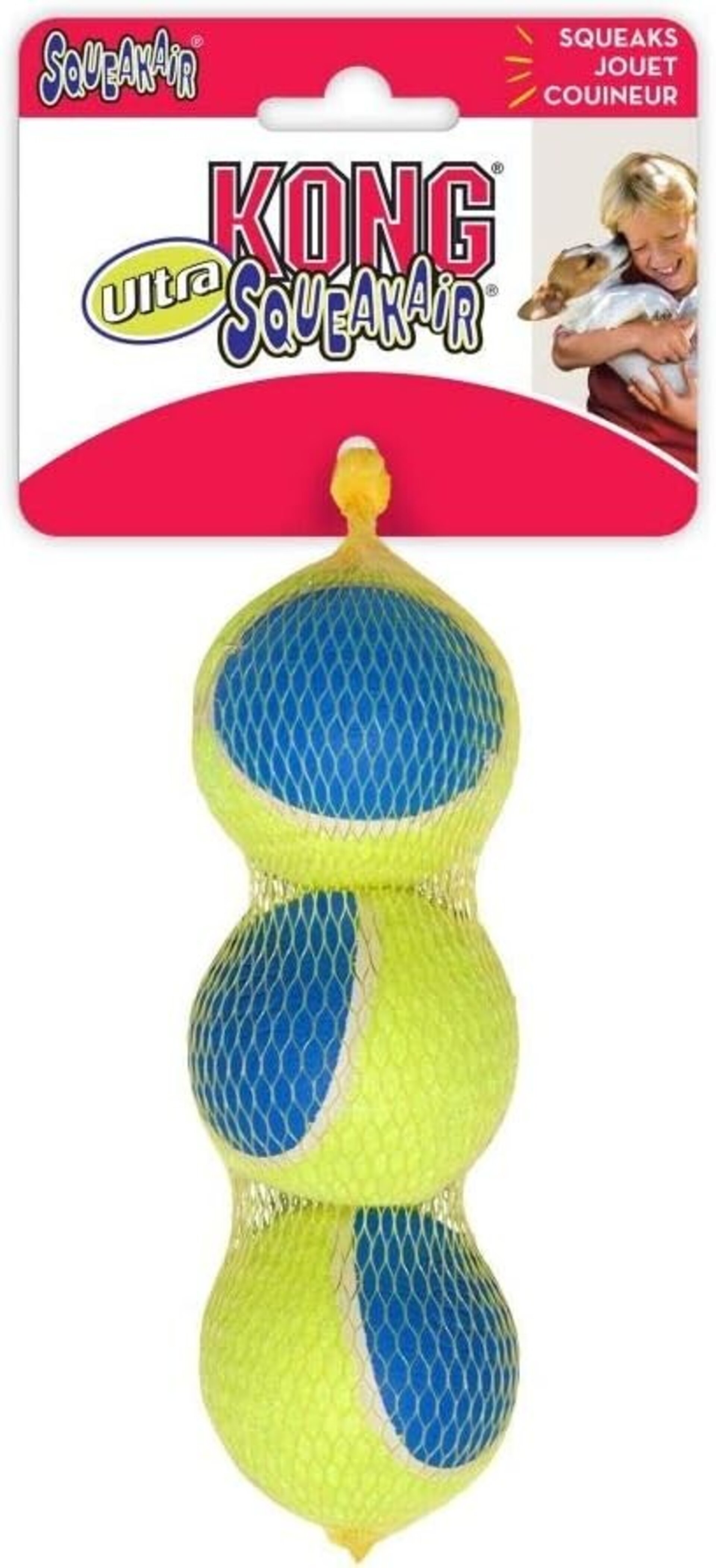 KONG Ultra SqueakAir Balls para Perros - 3