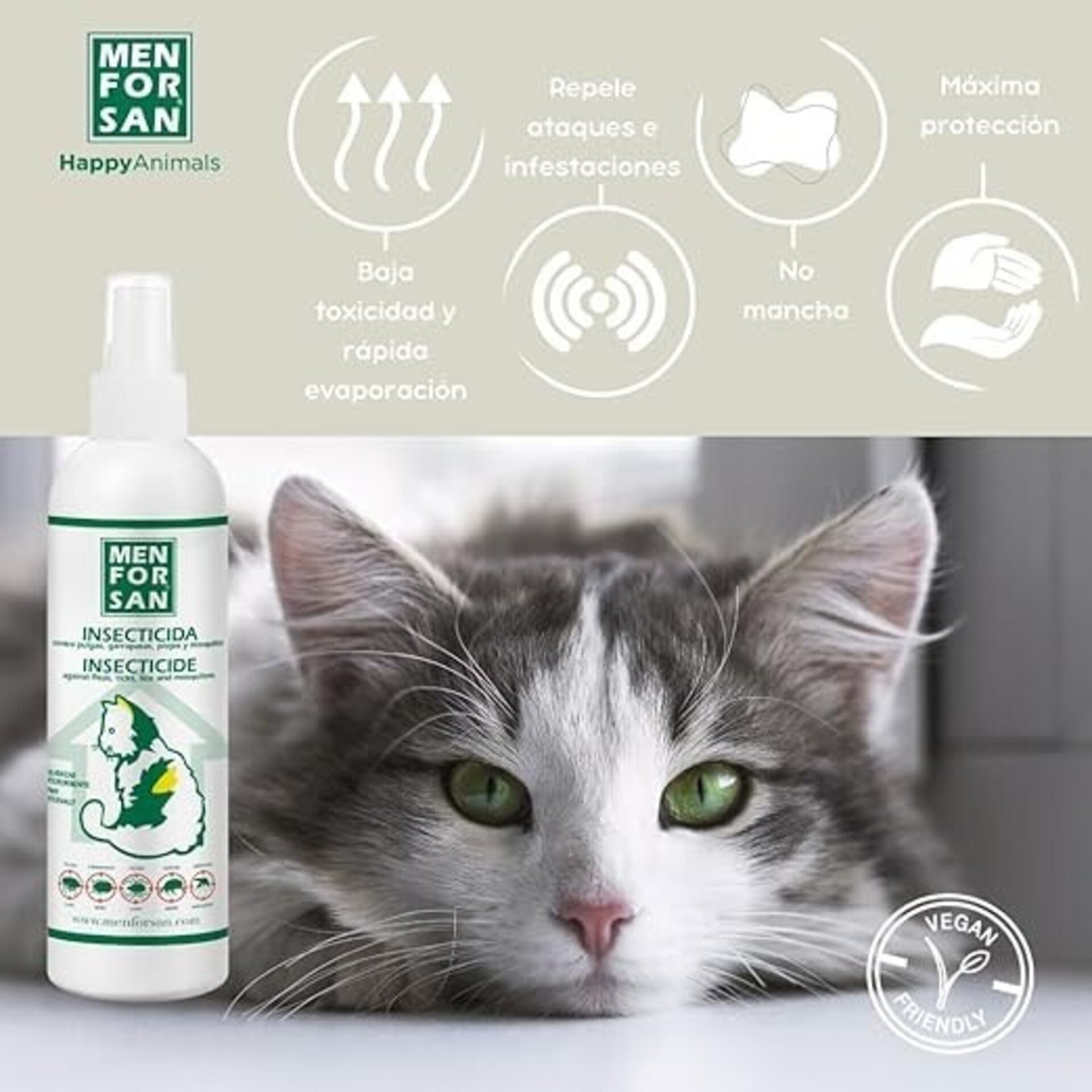 Insecticida Gatos Men For San - 1