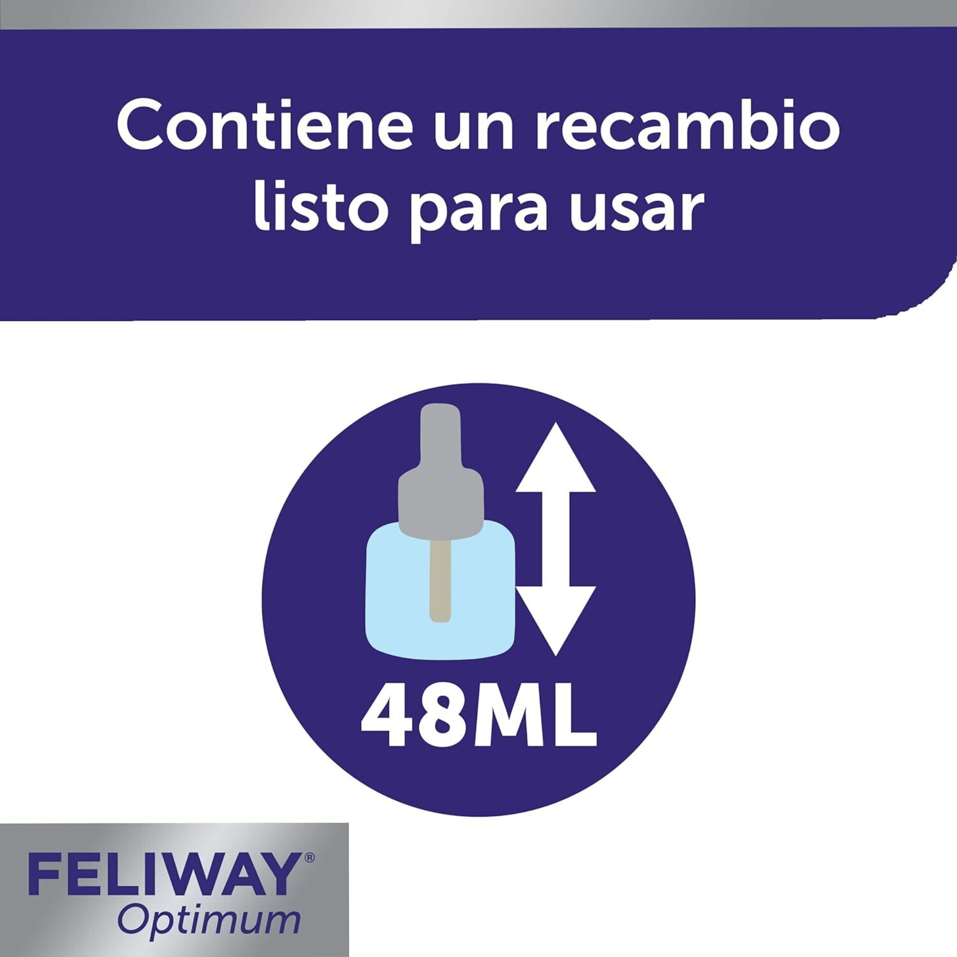 Feliway Optimum Recambio 48ml 1 Mes - 2