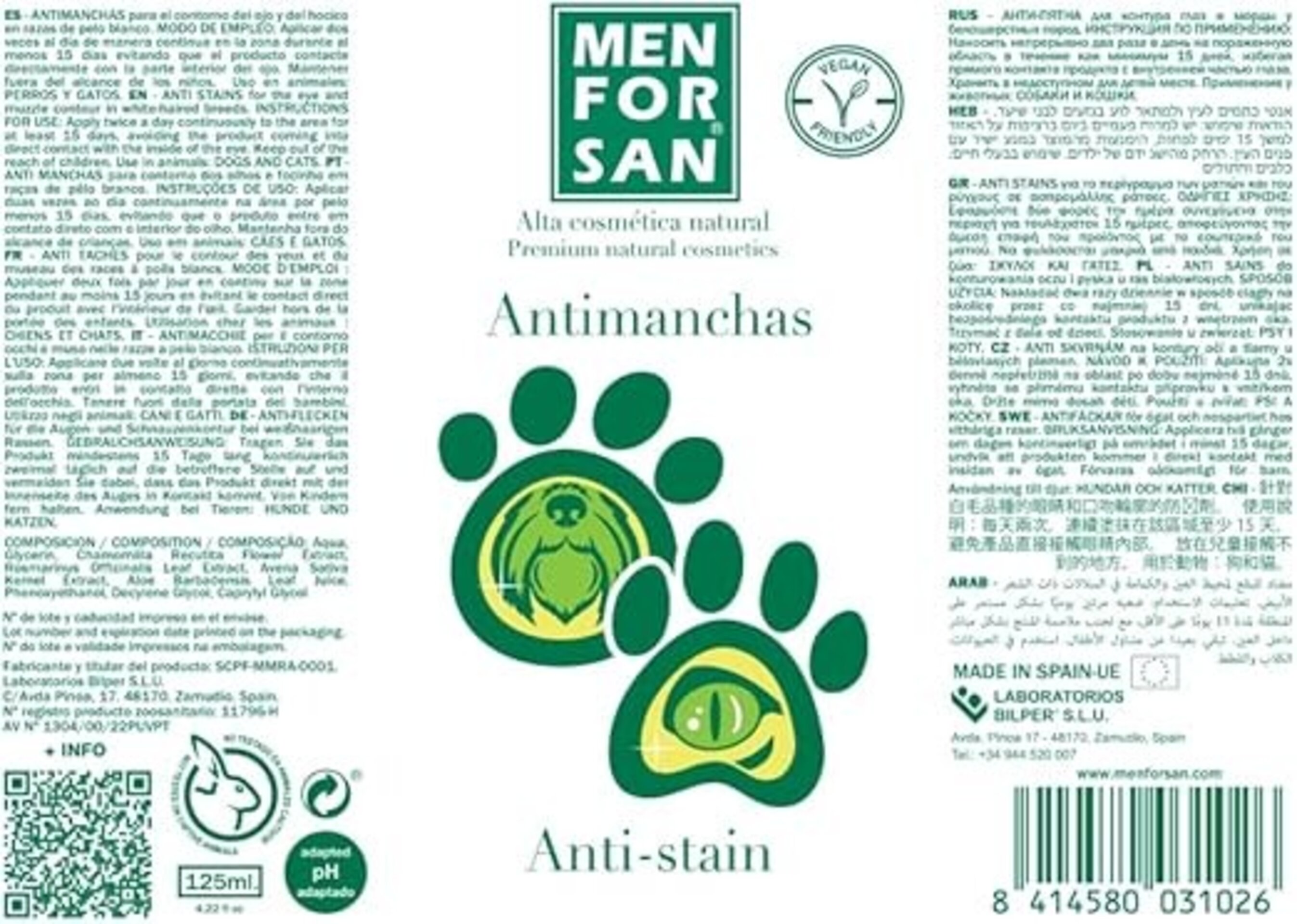 Anti manchas Ojos Para Perros Y Gatos Men For San - 5