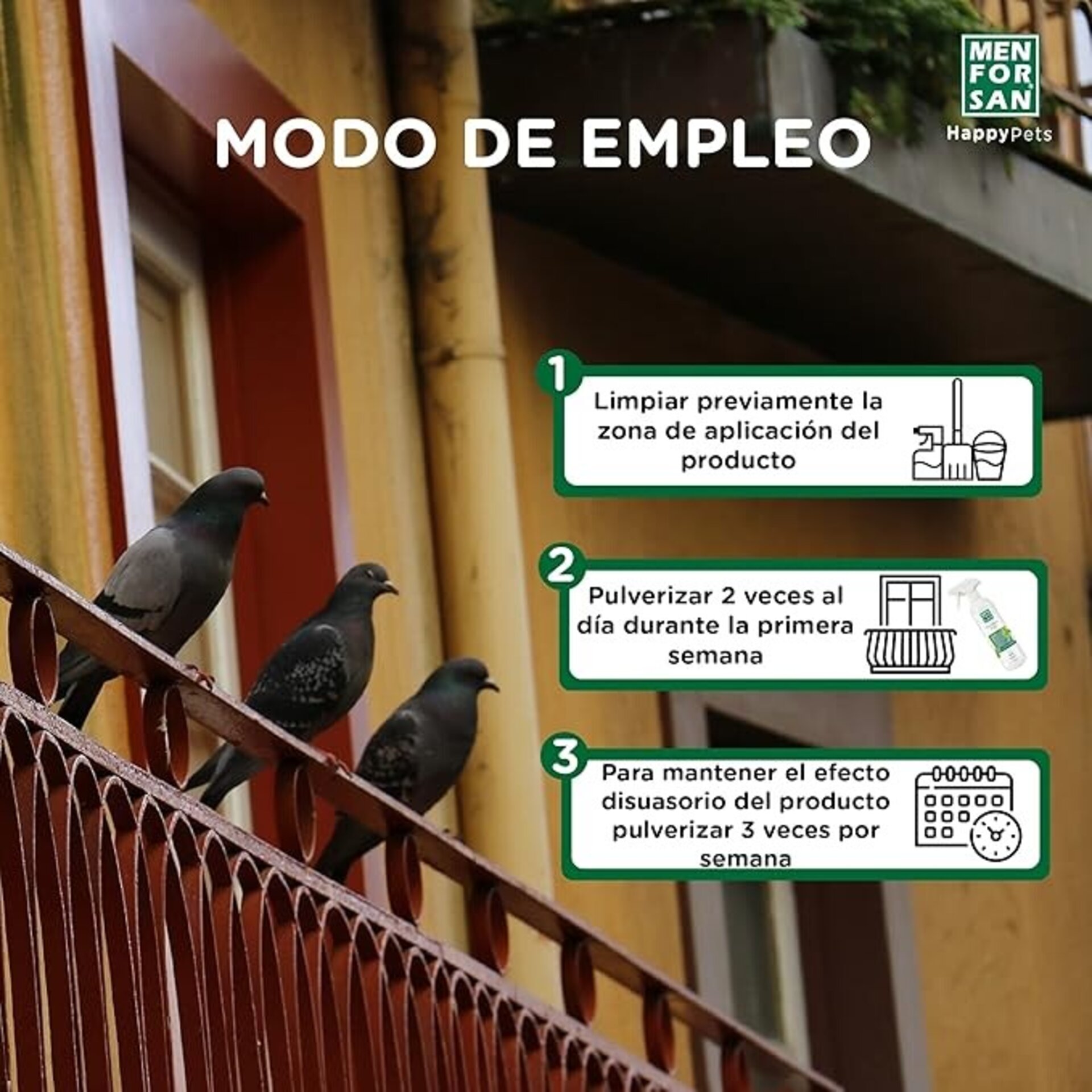 Ahuyentadores De Aves Men For San - 3