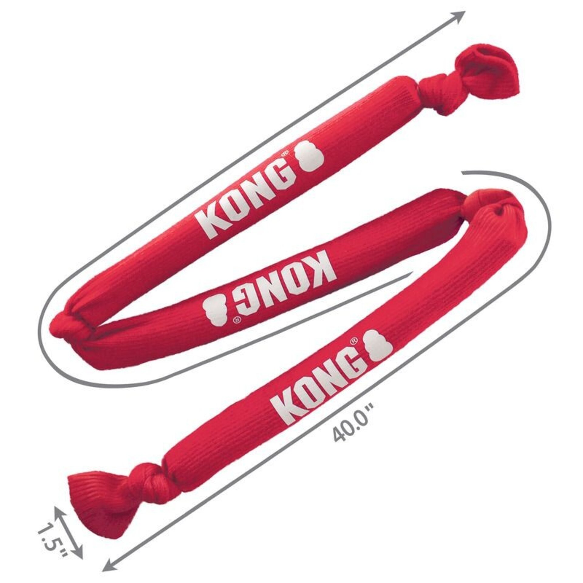 Kong Signature Crunch Rope Red para Perros - 7