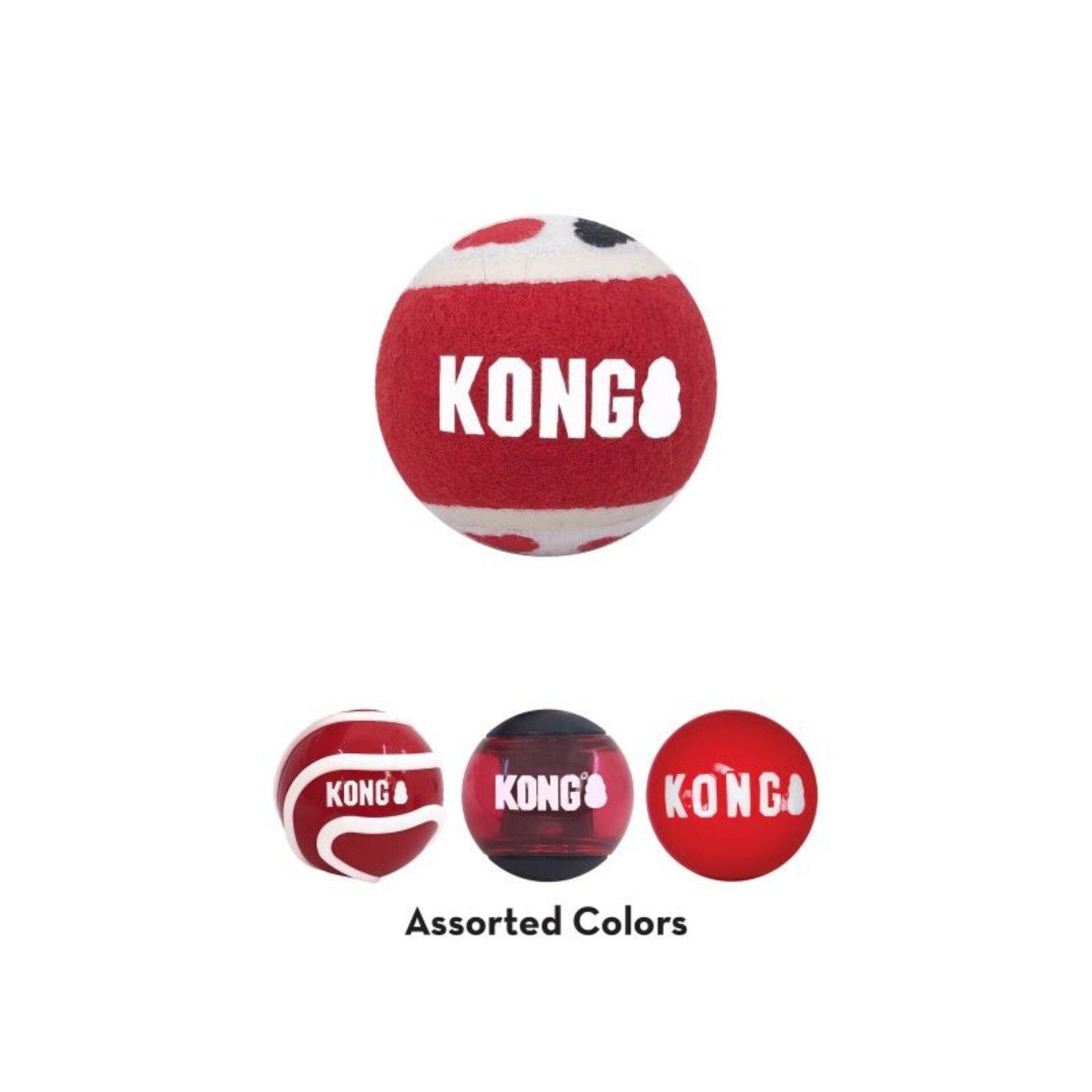 Kong Signature Pack Balls para Perros - 5