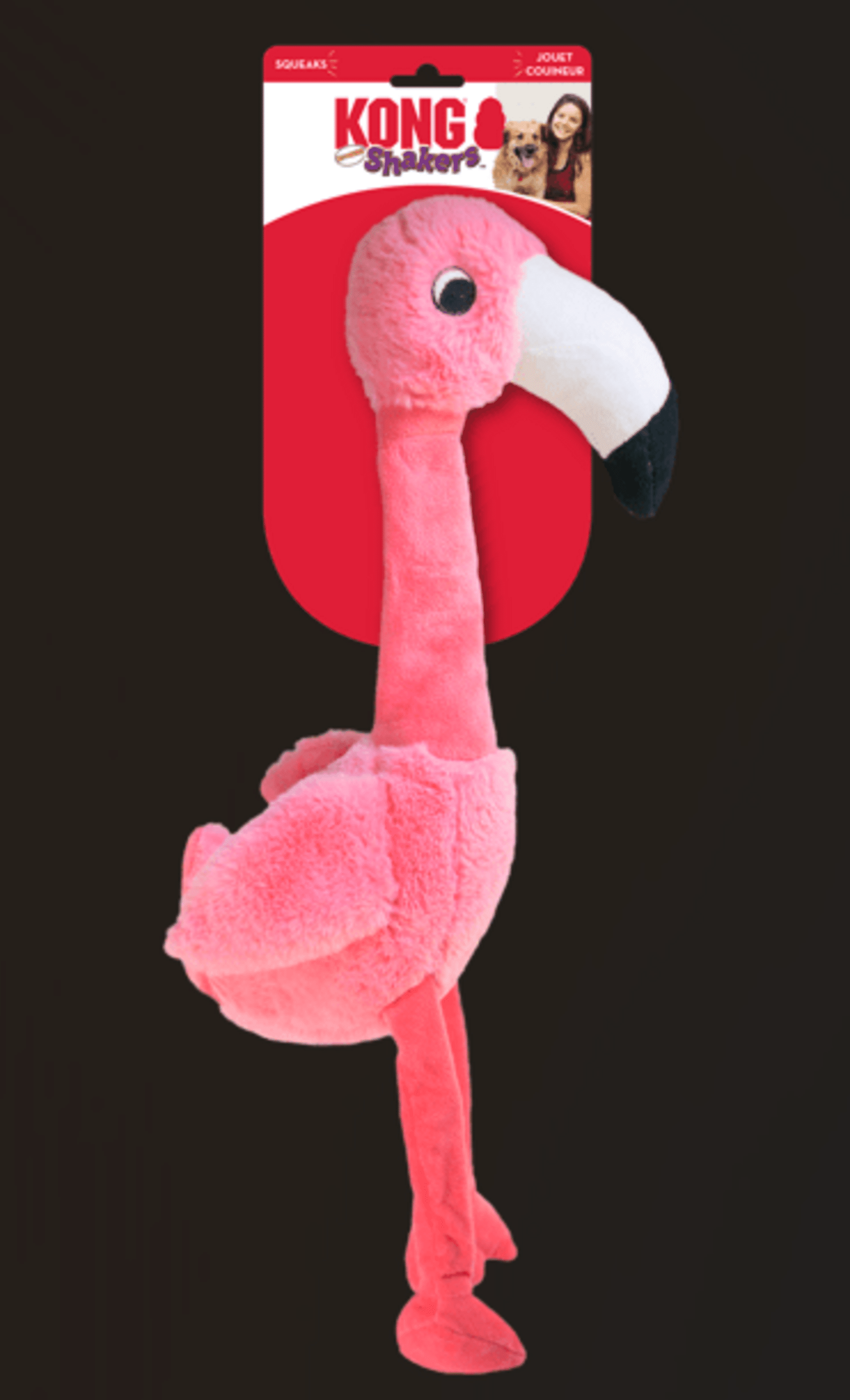 Peluche Kong Shakers Honkers Flamingo - 2