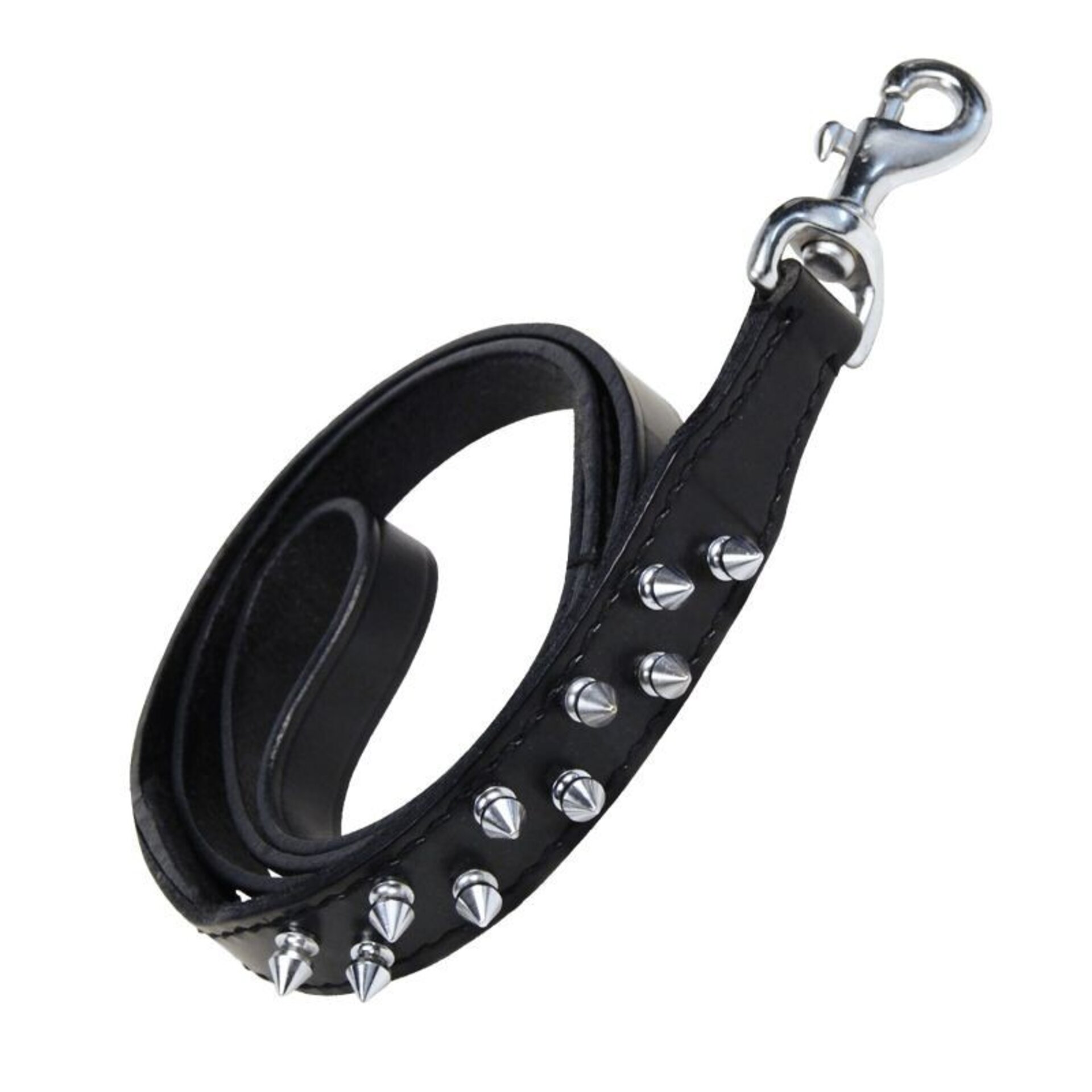 Correas De Piel Negra Con Pinchos - 3