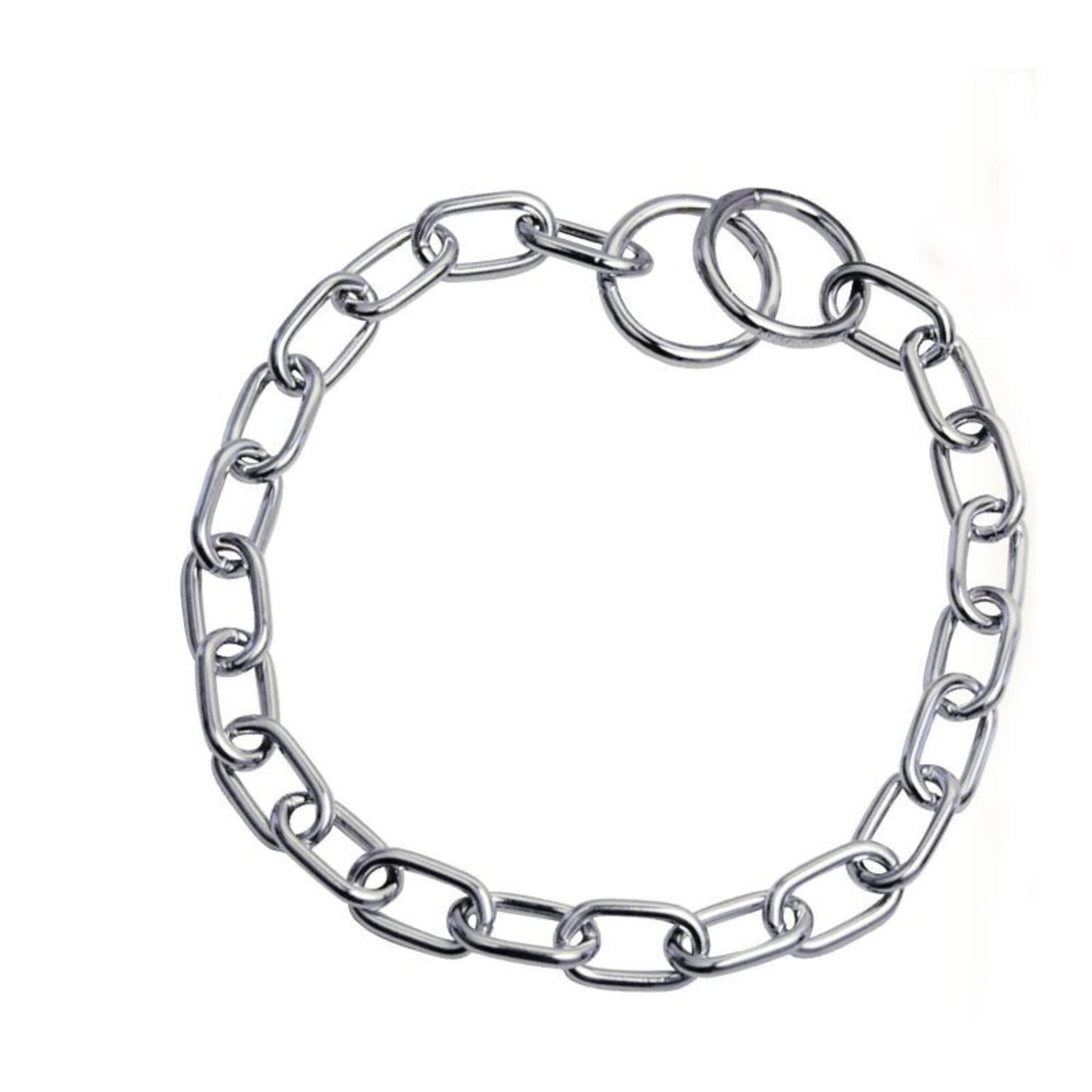 Collar Eslabón Corto Acero Cromado HS - 2