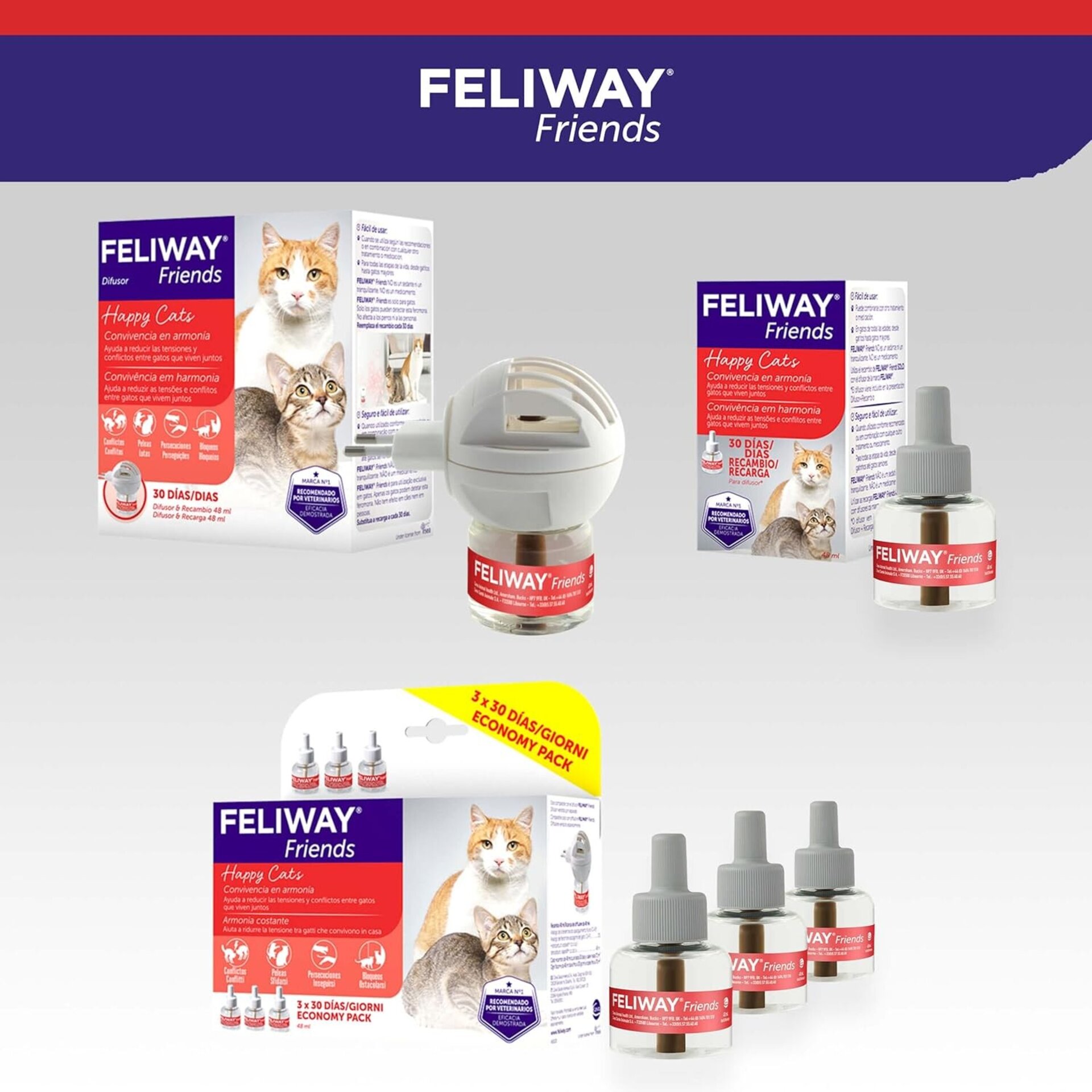 Feliway Friends Recambio 48ml 1 Mes - 9