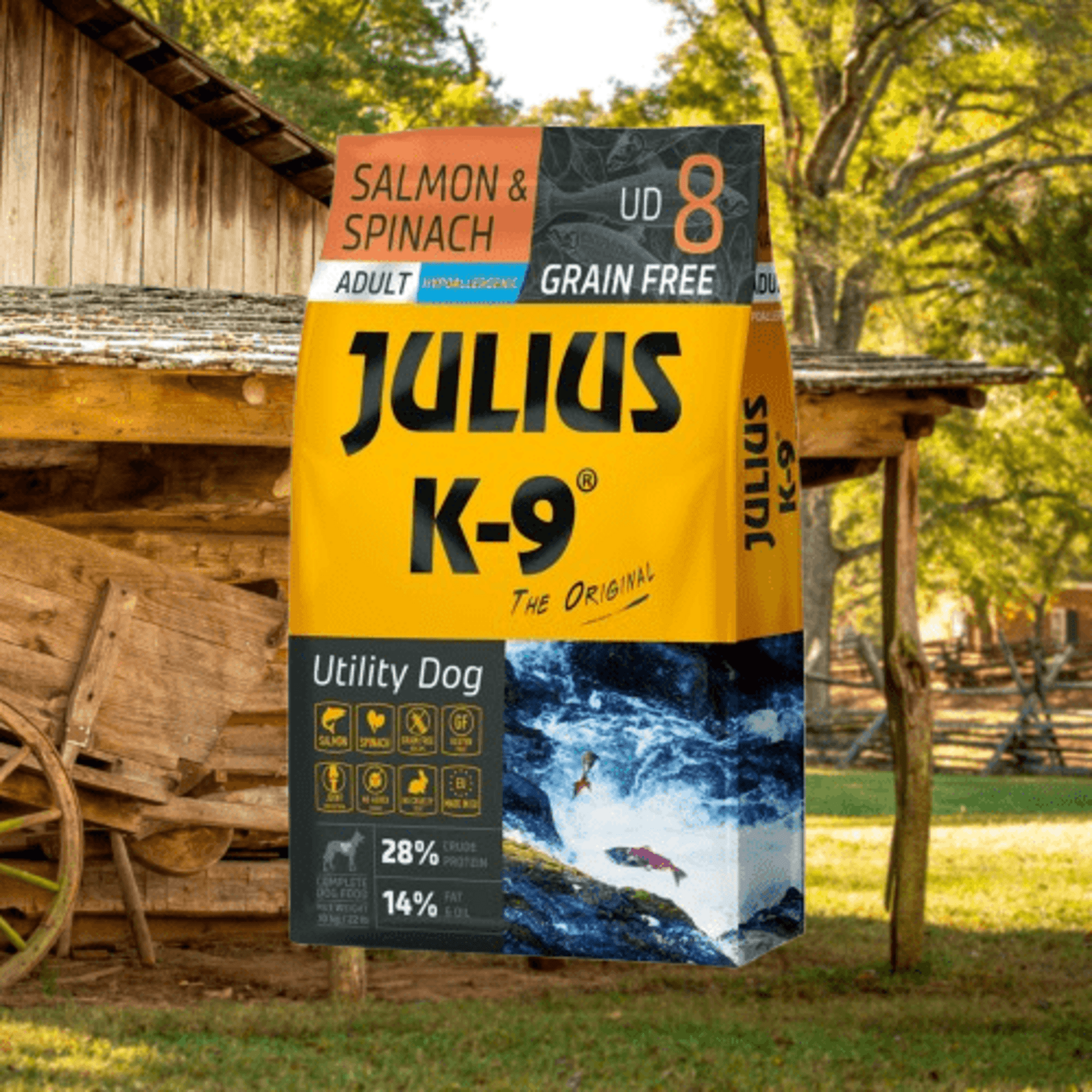 Pienso Julios-K9 De Salmón Y Espinaca Adulto - 1