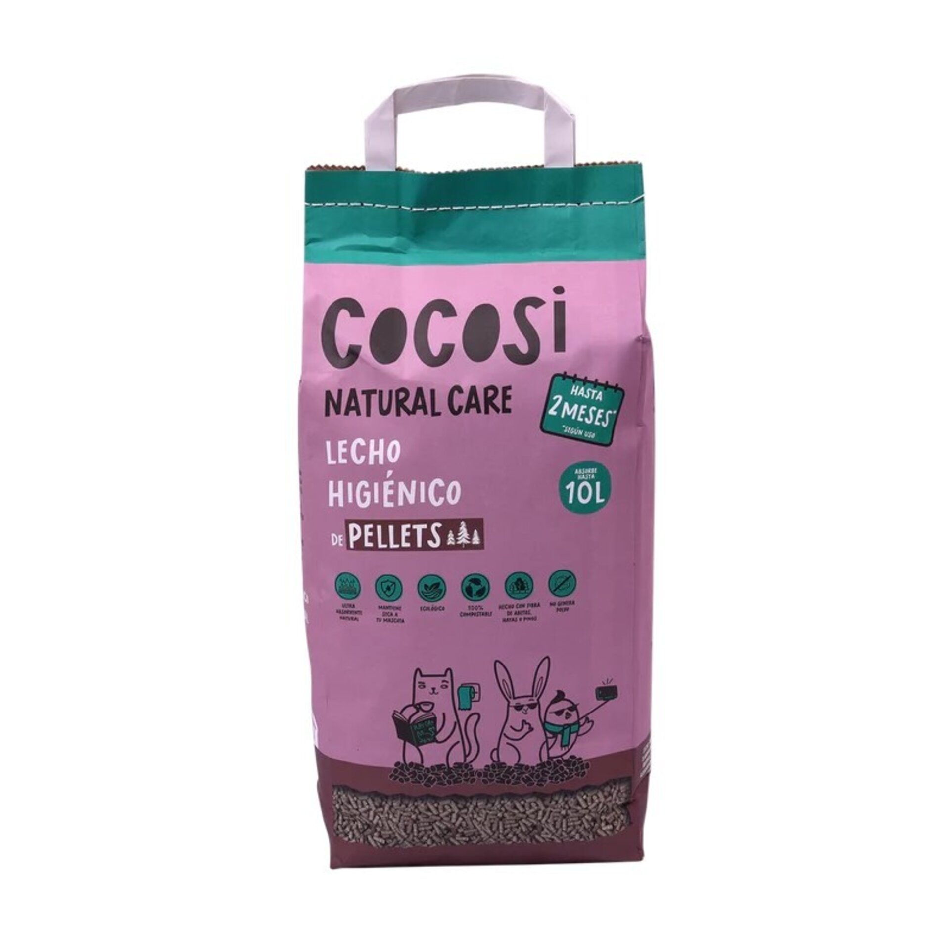 Cocosi Lecho Higiénico Pellets de Madera - 2