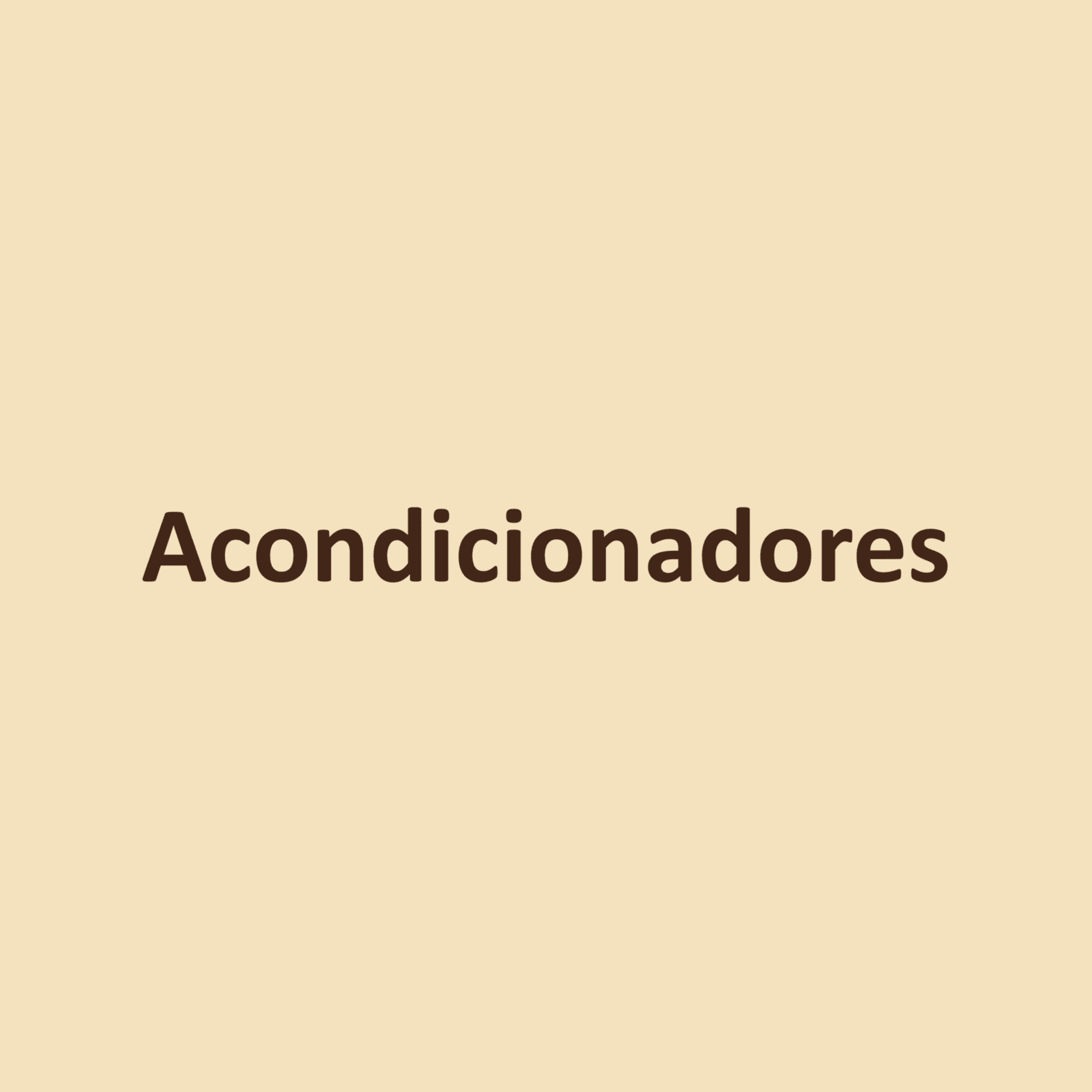 Acondicionadores