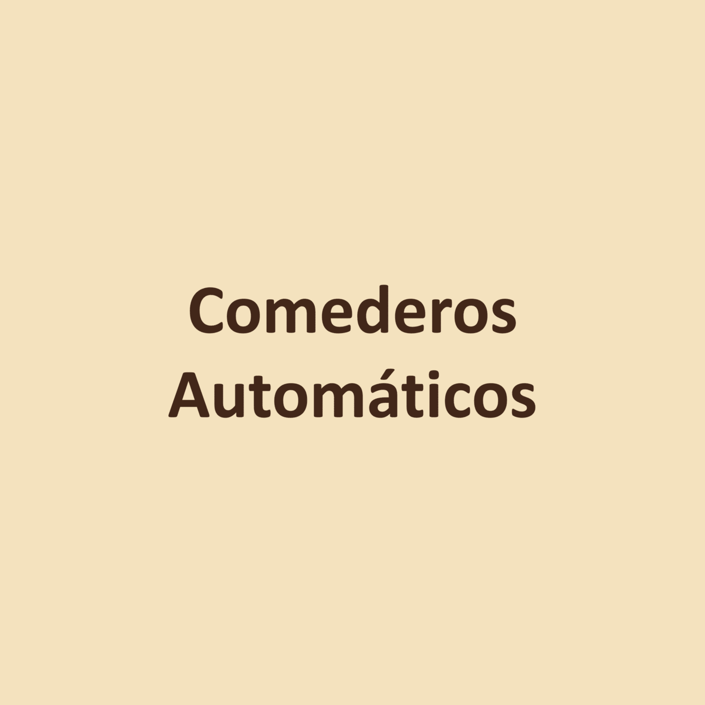 Comederos Automáticos