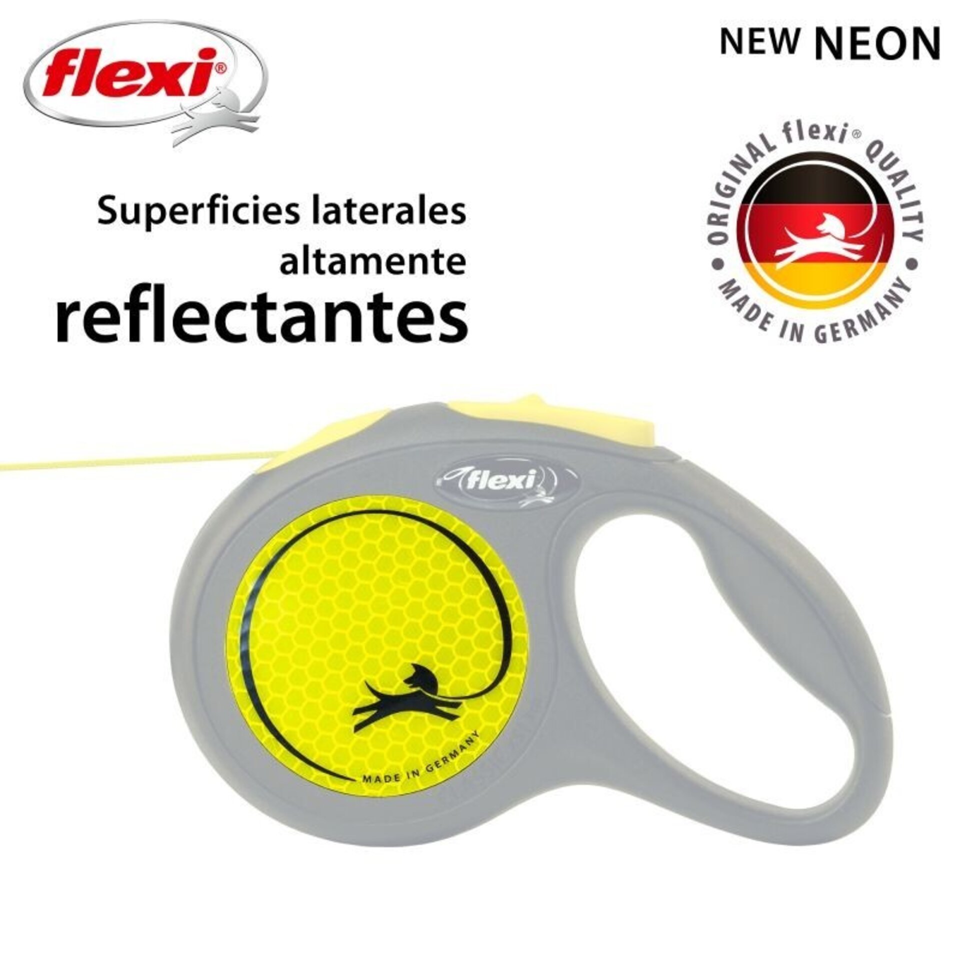 Correa Flexi New Neon Cuerda - 5