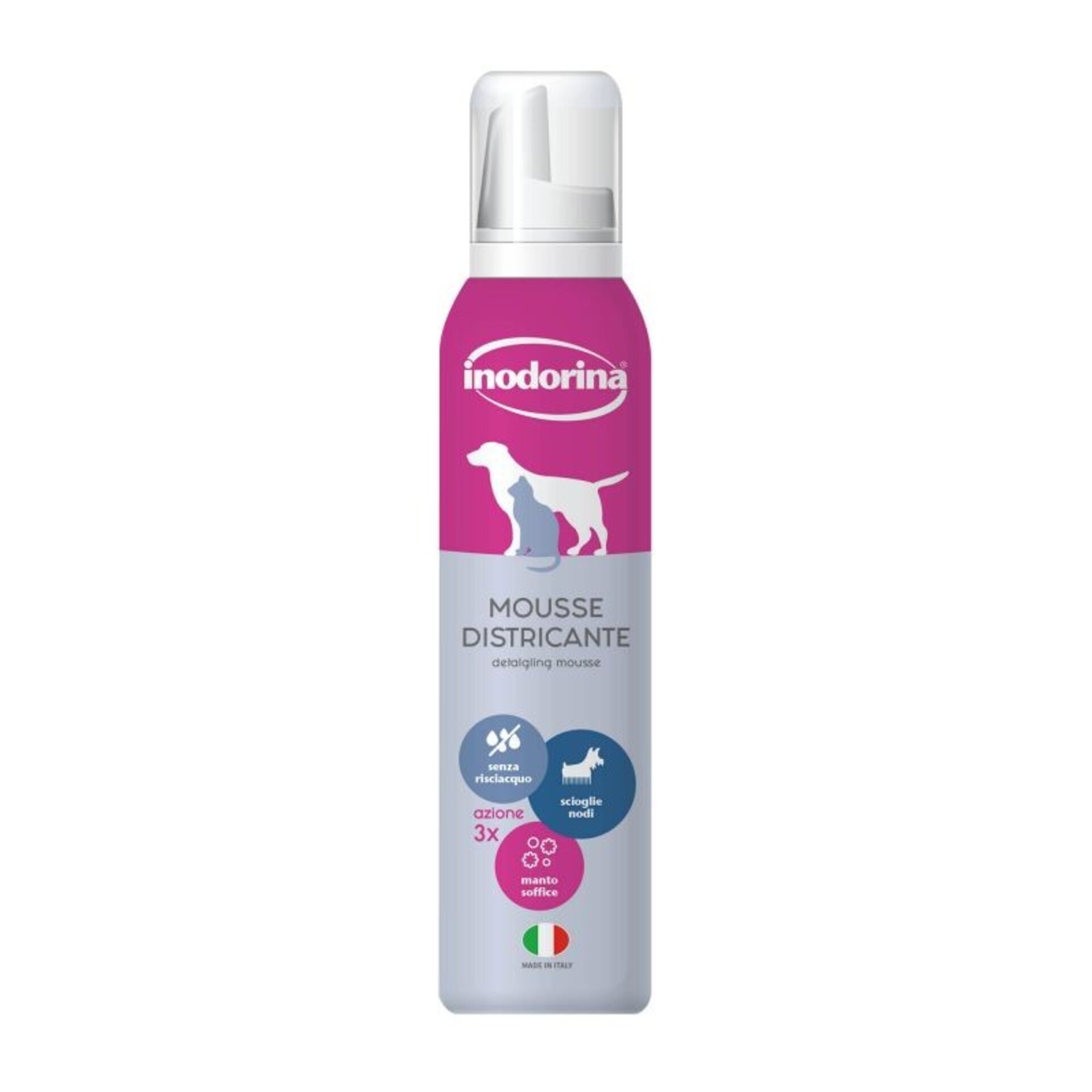 Inodorina Mousse Fur Detangling Desenredante para Perros y Gatos - 3