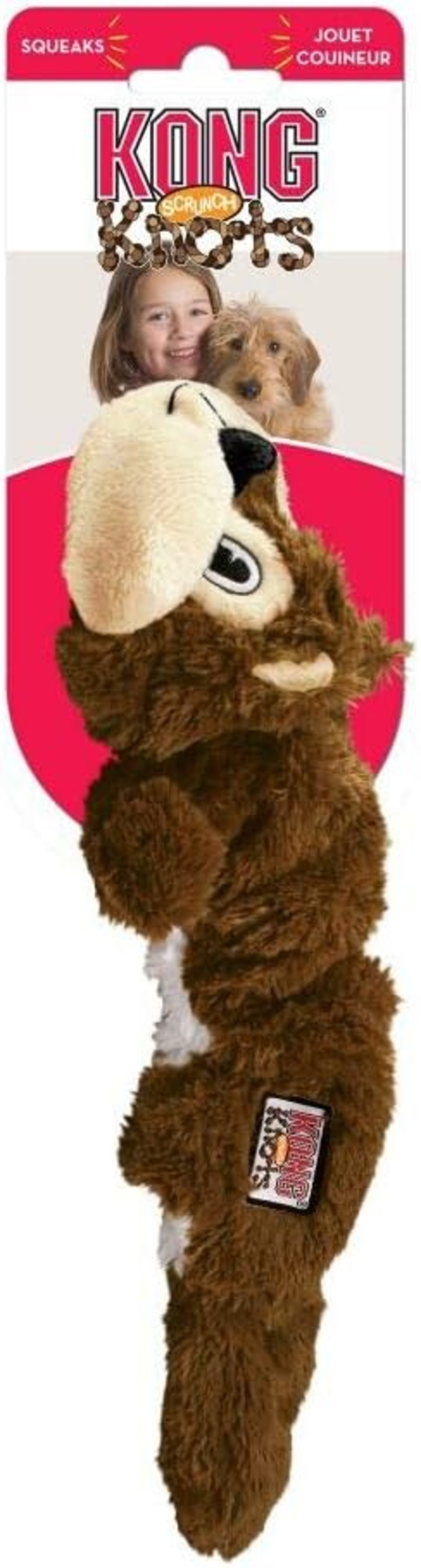 Peluche Kong Knots Srunch Ardilla - 2